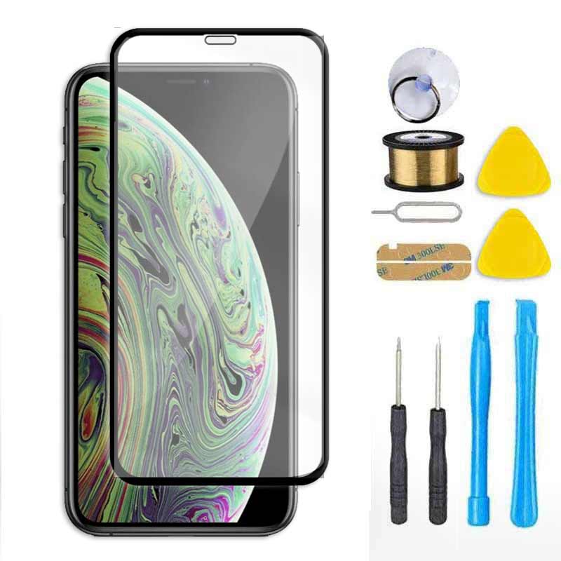 Premium iPhone XR Glass Screen Replacement Kit - OEM Quality Repair Set for Cracked/Damaged Screens - Perfect for DIY Fixes at Home or Office