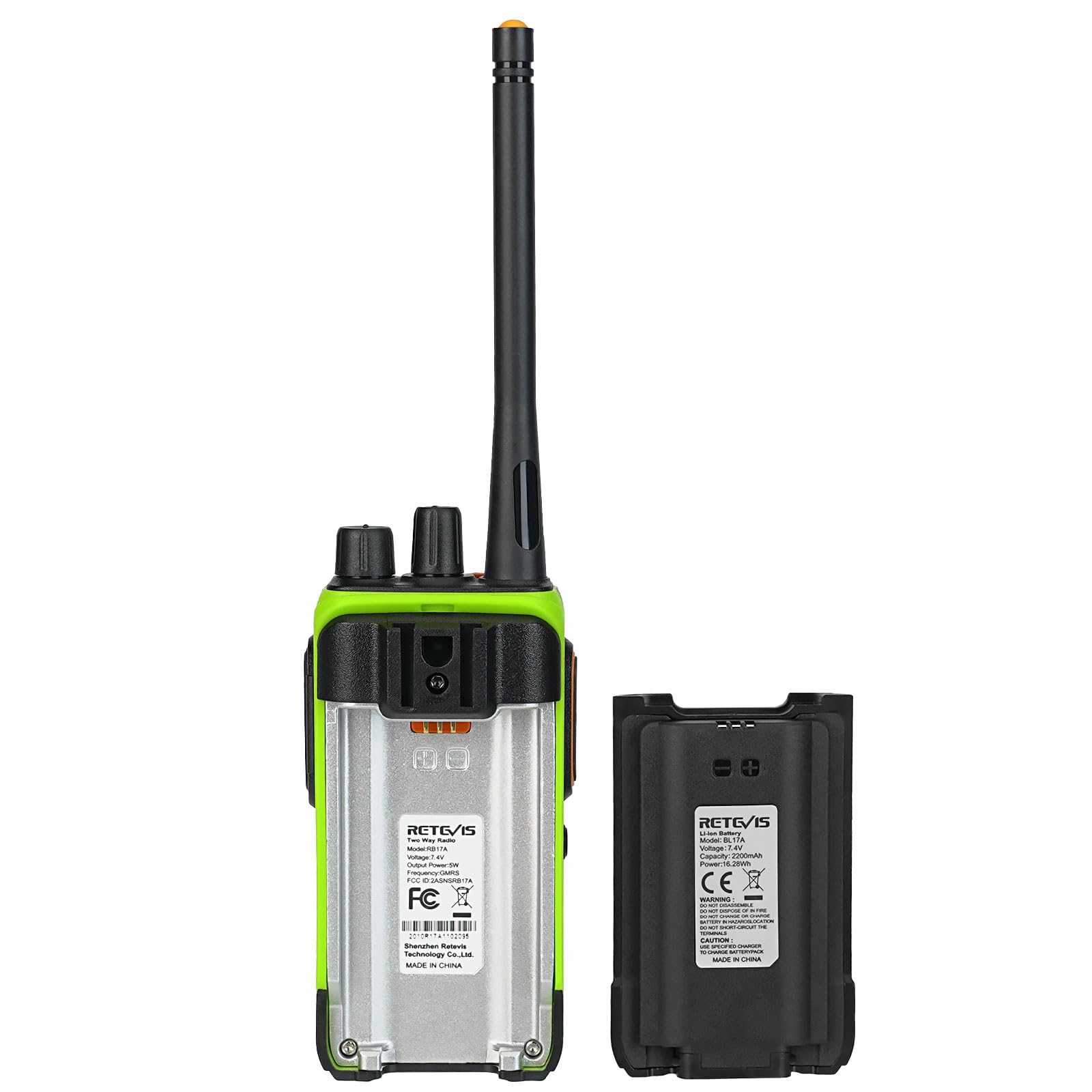 Retevis RB17A 5W Long Range Walkie Talkies - 30 Channel GMRS Business Radios with Repeater Capability, 350,000 Sq Ft Coverage for Warehouse, Construction & School Use (10 Pack) - Ideal for Team Communication in Large Facilities and Outdoor Work Sites