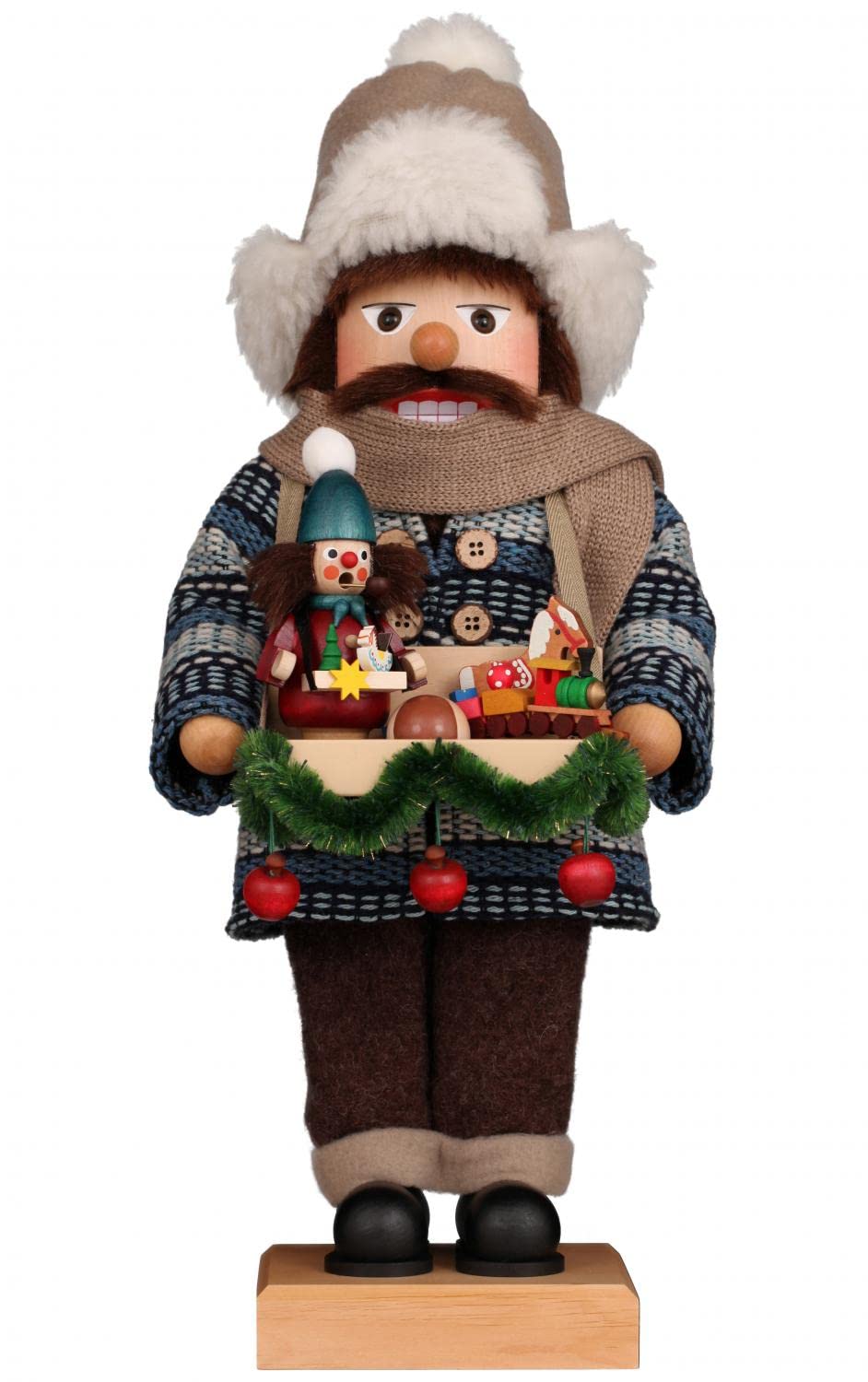Premium Christian Ulbricht Nutcracker - Handcrafted German Christmas Decoration - Perfect for Holiday Decor, Gift Giving & Christmas Tree Ornaments