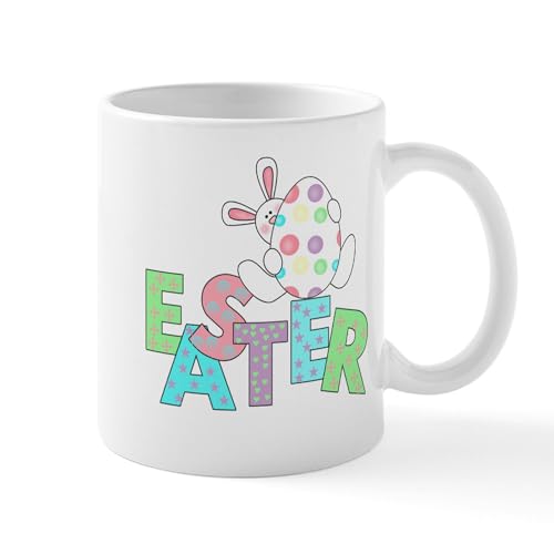 White - Bunny With Easter Egg Mug