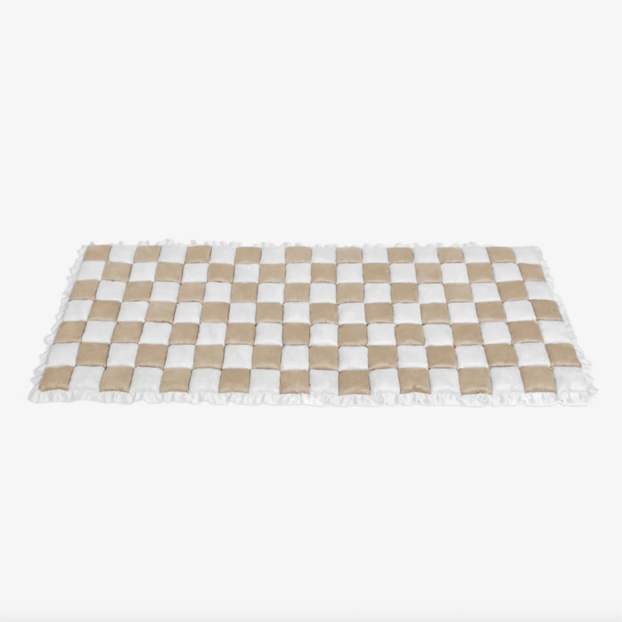 Large Plaid Square Pet Mat - Soft Dog & Cat Bed, Couch Cover for Pets - Perfect for Living Room, Bedroom, and Home Decor