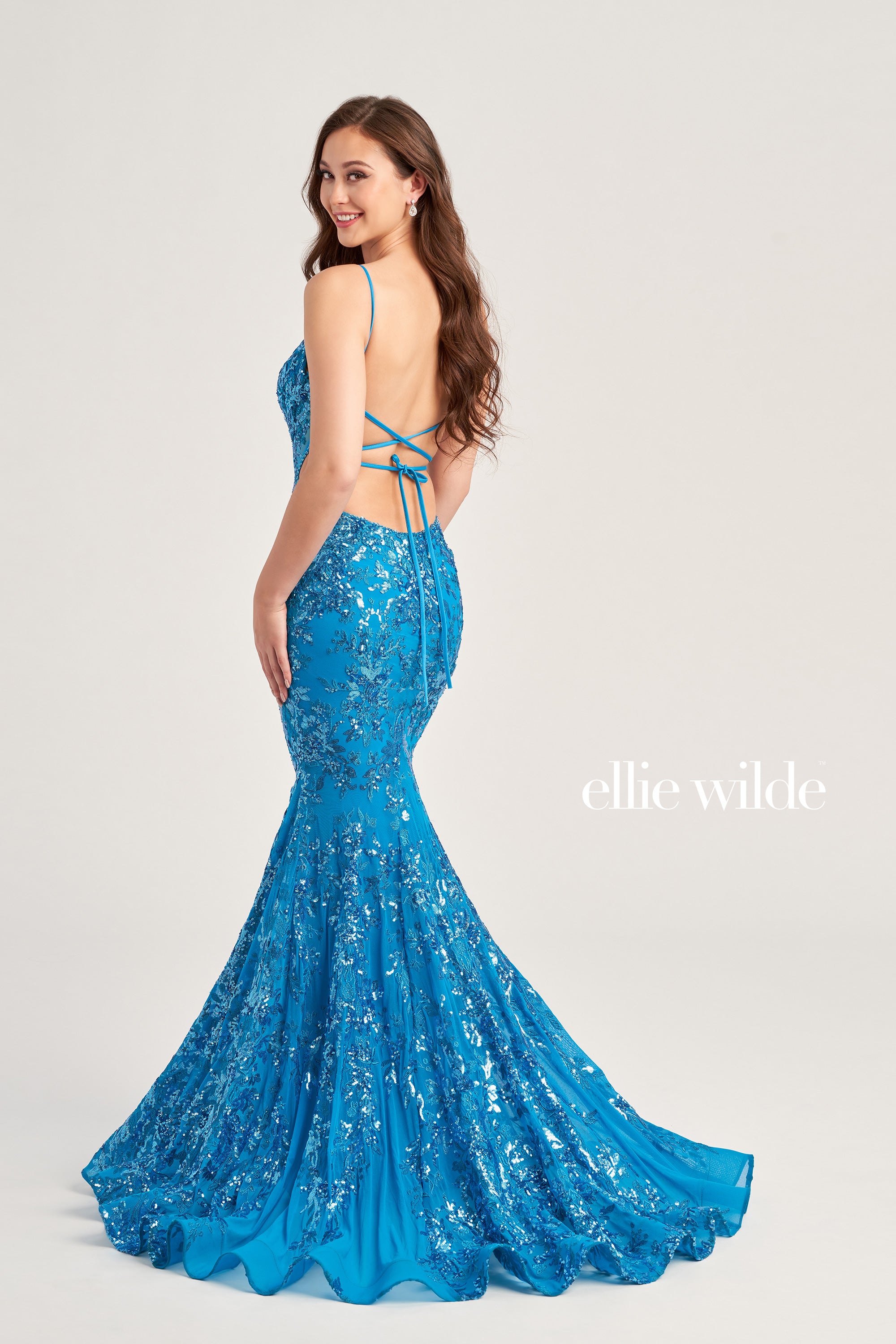Ellie Wilde EW35011 Elegant Evening Gown for Prom, Wedding & Special Occasions - Perfect for Dances, Galas & Formal Events