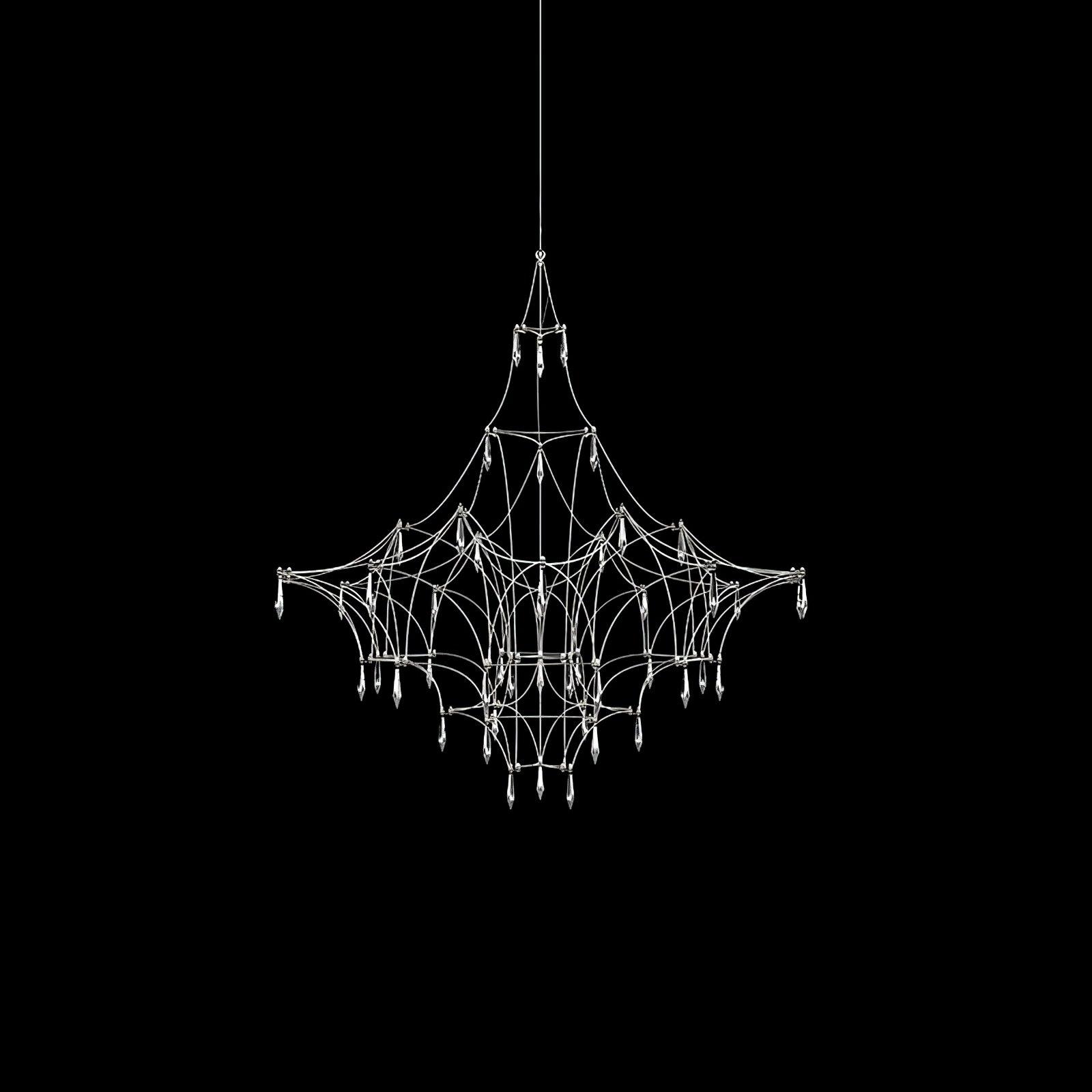 Elegant Mira Crystal Chandeliers - Modern Ceiling Lighting Fixtures for Dining Room, Bedroom & Living Room Decor