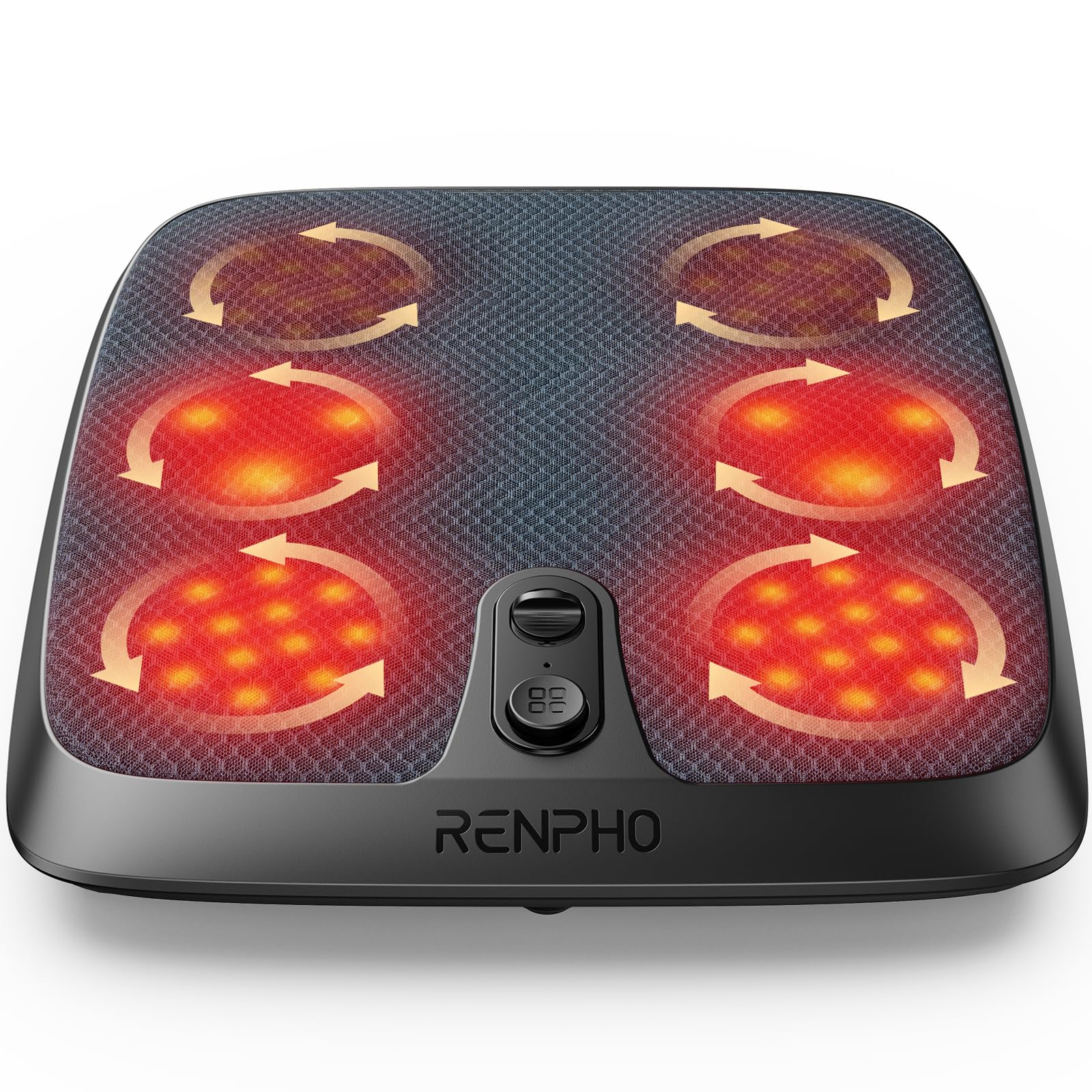 RENPHO FSA Eligible Shiatsu Heated Foot Massager with Heat - Plantar Fasciitis Relief, Gifts for Women, Men & Seniors - Perfect for Home Relaxation, Office Stress Relief & Post-Workout Recovery