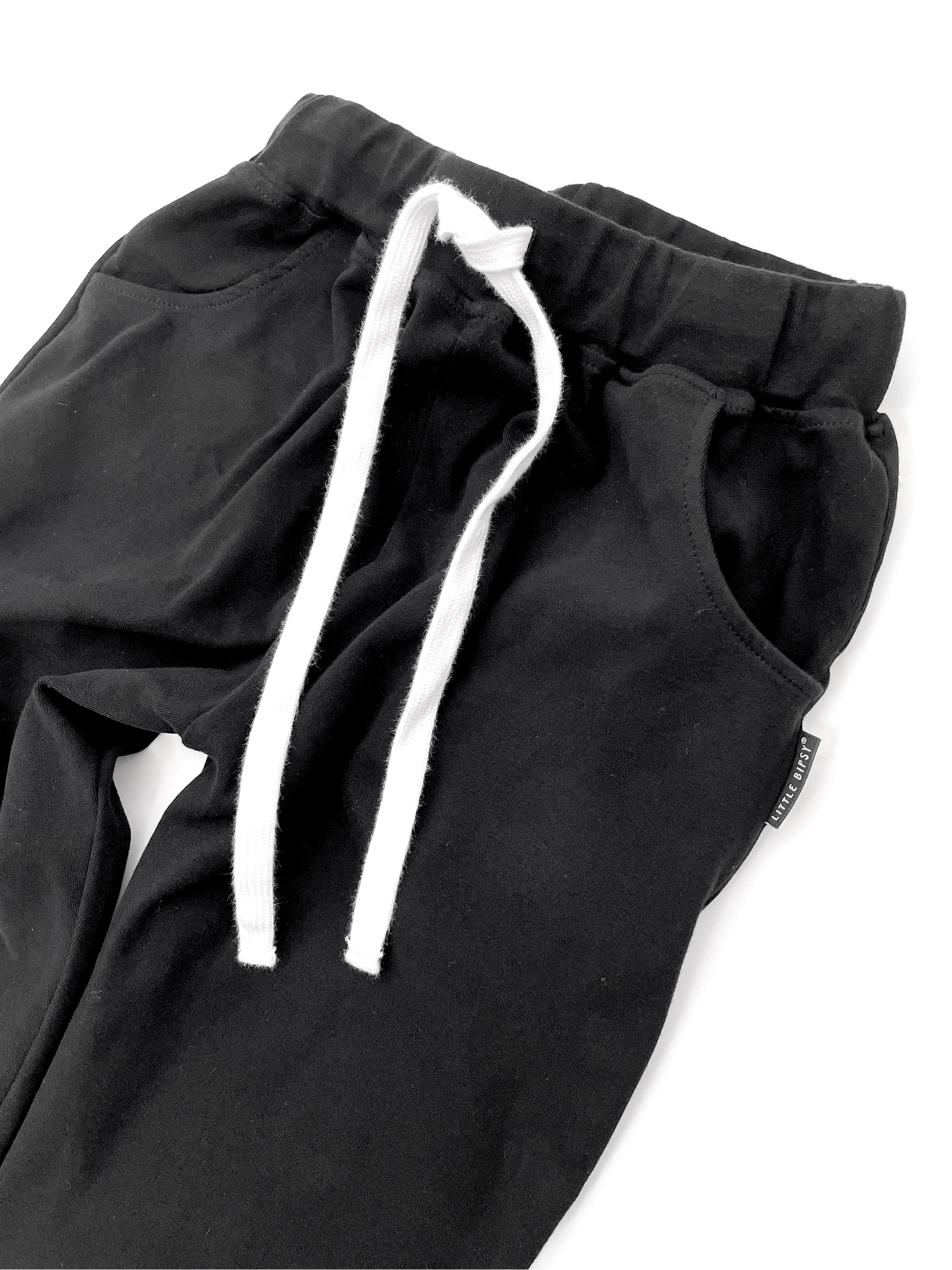 Men's Black Jogger Pants for Running & Lounge - Comfortable Athletic Sweatpants for Gym, Workout, and Casual Wear