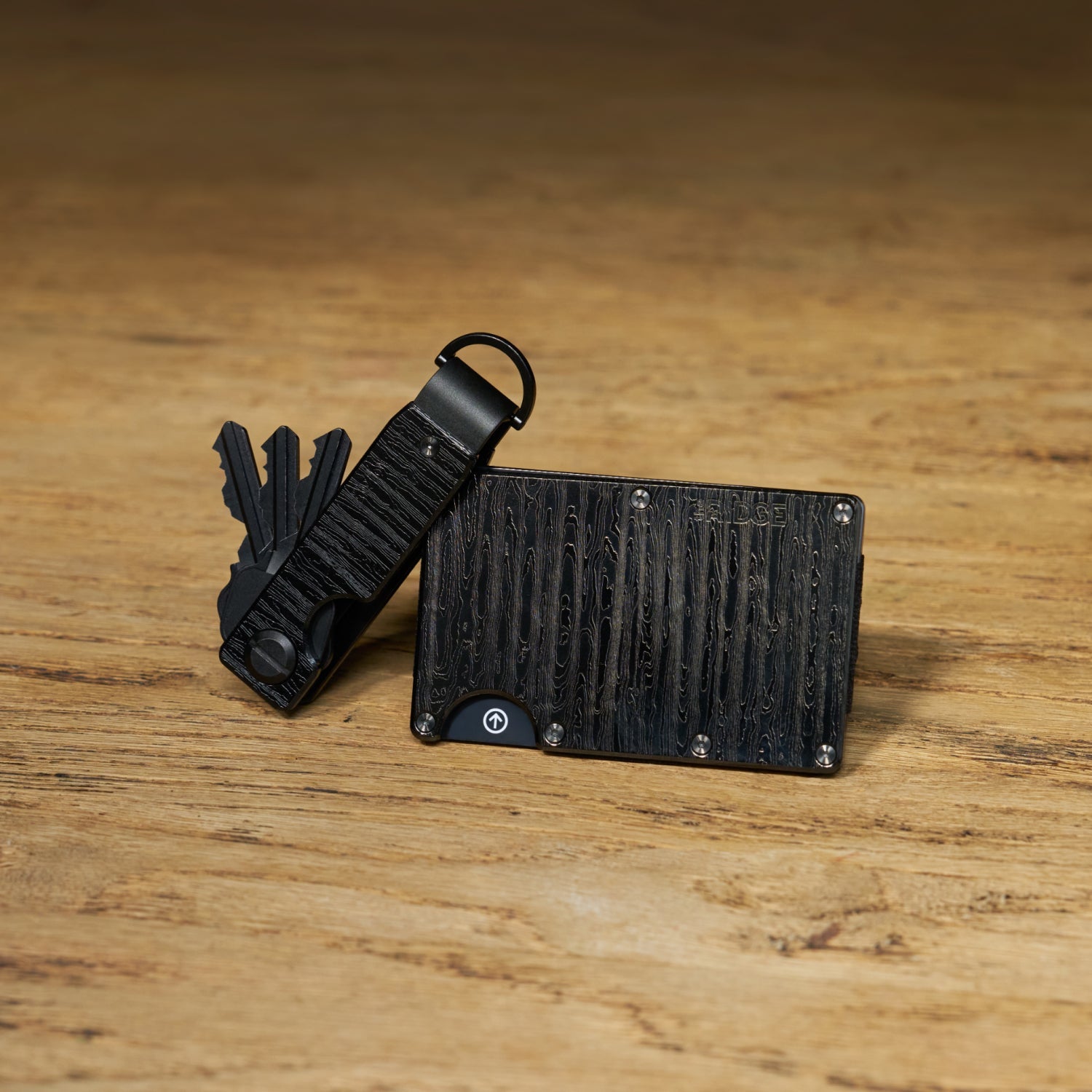 Premium Black Damascus Steel Daily Driver Kit - EDC Essentials for Everyday Carry & Outdoor Adventures