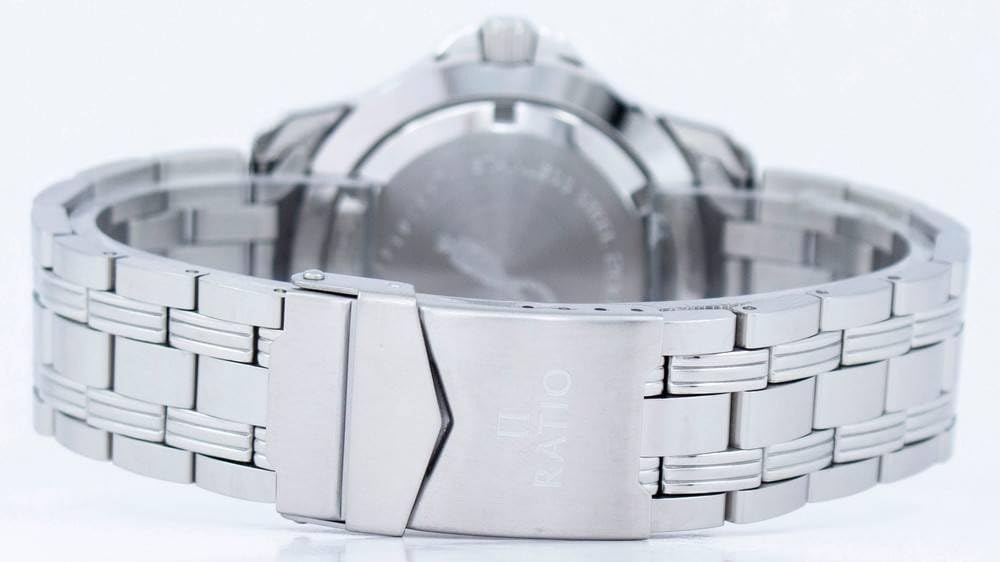 RATIO FreeDiver Professional Dive Watch - 200M Water Resistant, Sapphire Crystal, Japanese Quartz Movement - Perfect for Scuba Diving, Snorkeling & Water Sports