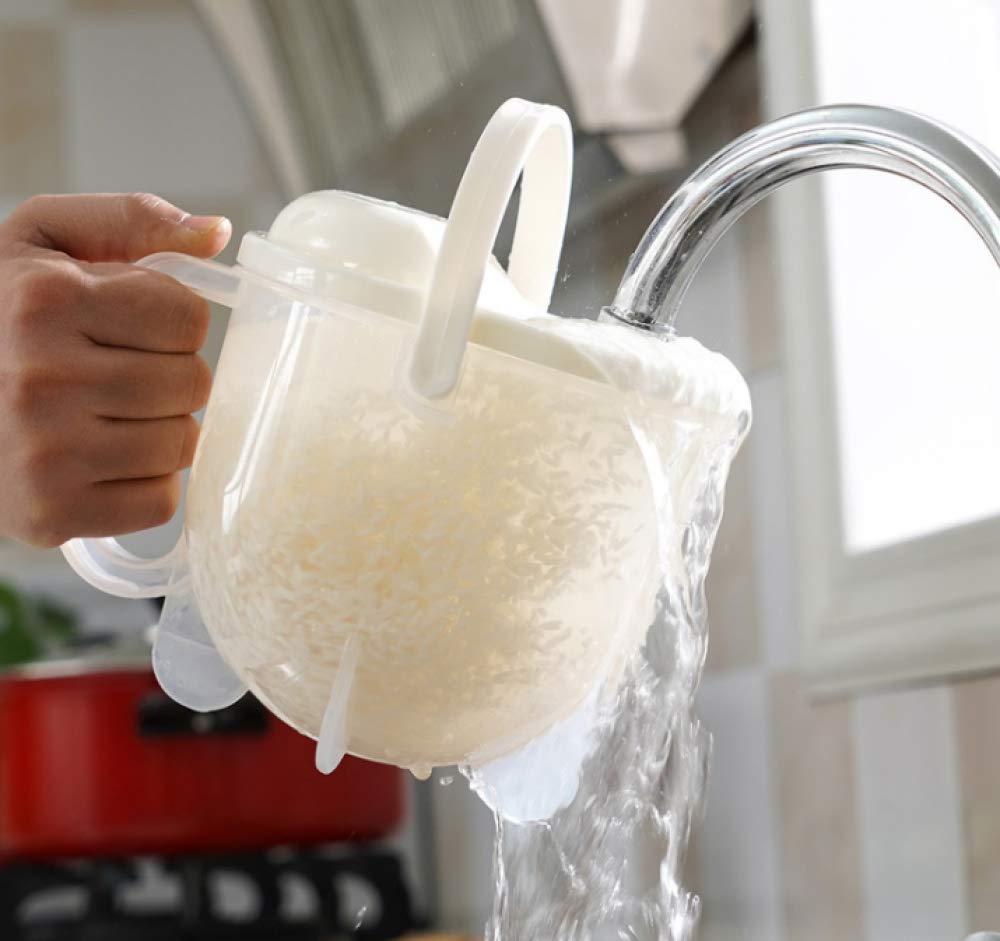 **Multifunctional Rice Washer - Quick & Easy Rice Cleaning Device for Perfectly Washed Rice | Ideal for Home Cooking & Meal Prep**