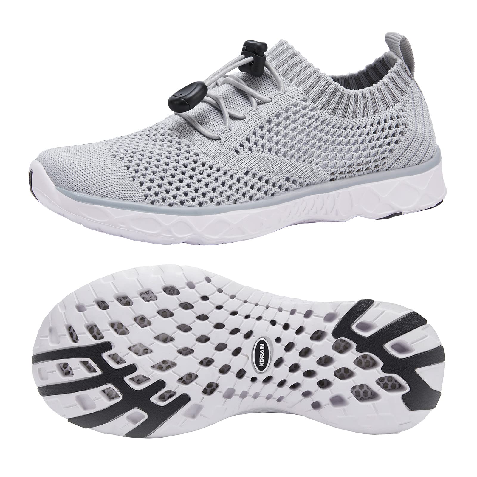 ALEADER Quick Dry Water Shoes for Kids - Slip-On Toddler & Youth Sizes (Little/Big Kid) - Perfect for Beach, Pool, Swimming & Outdoor Activities