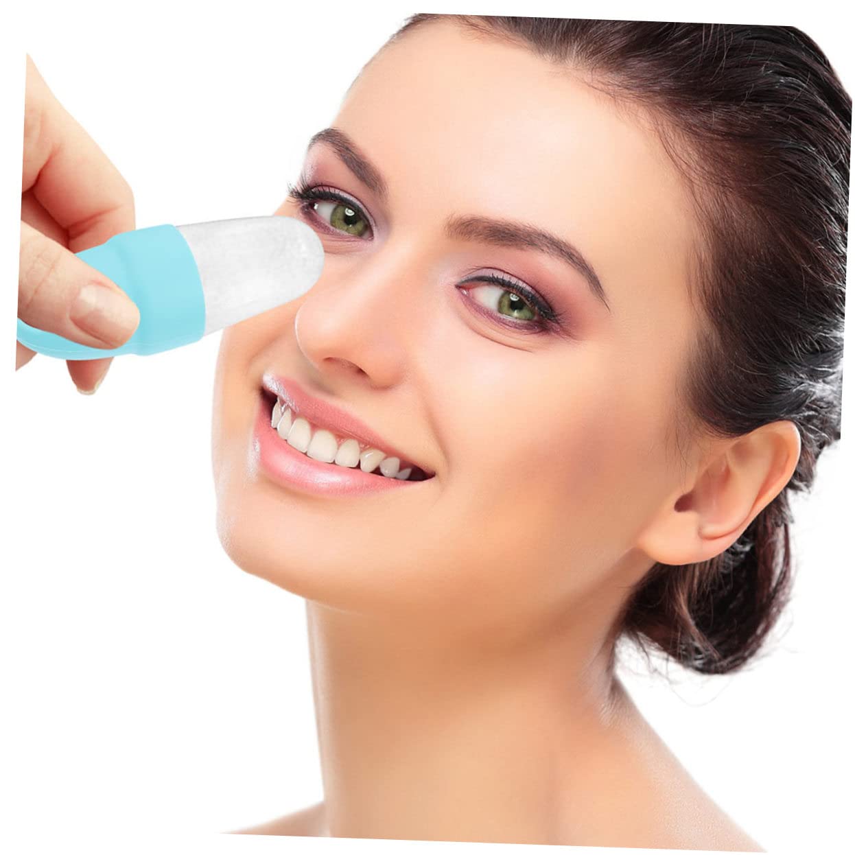 Minkissy 2 Pack Ice Roller for Face - Silicone Facial Ice Massager & Skin Care Tool - Reduce Puffiness, Dark Circles & Inflammation | Perfect for Morning Routine, Post-Workout & Skincare Regimen