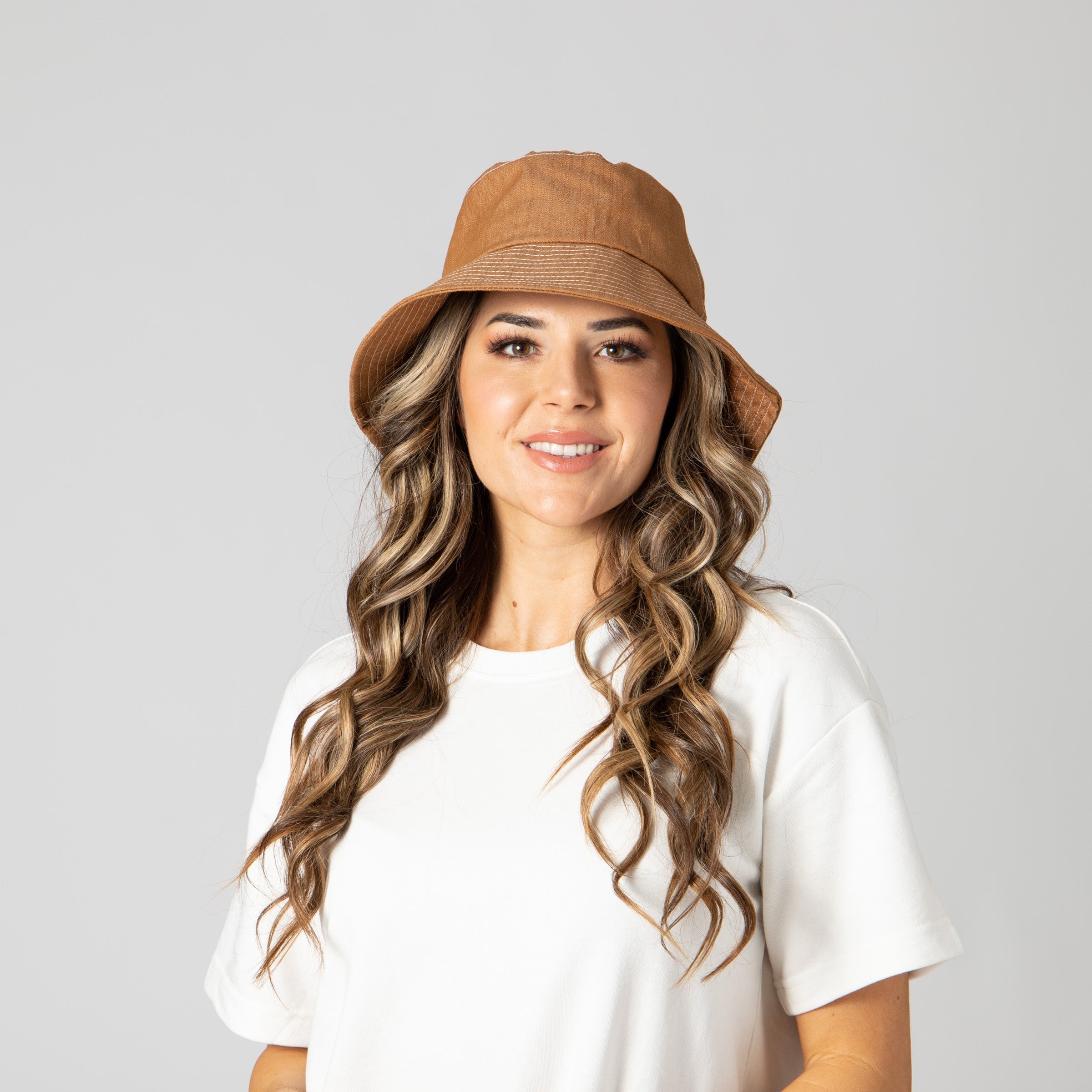 Stylish Chambray Bucket Hat for Women & Men - Summer Sun Protection & Outdoor Activities - Perfect for Beach, Hiking, and Travel