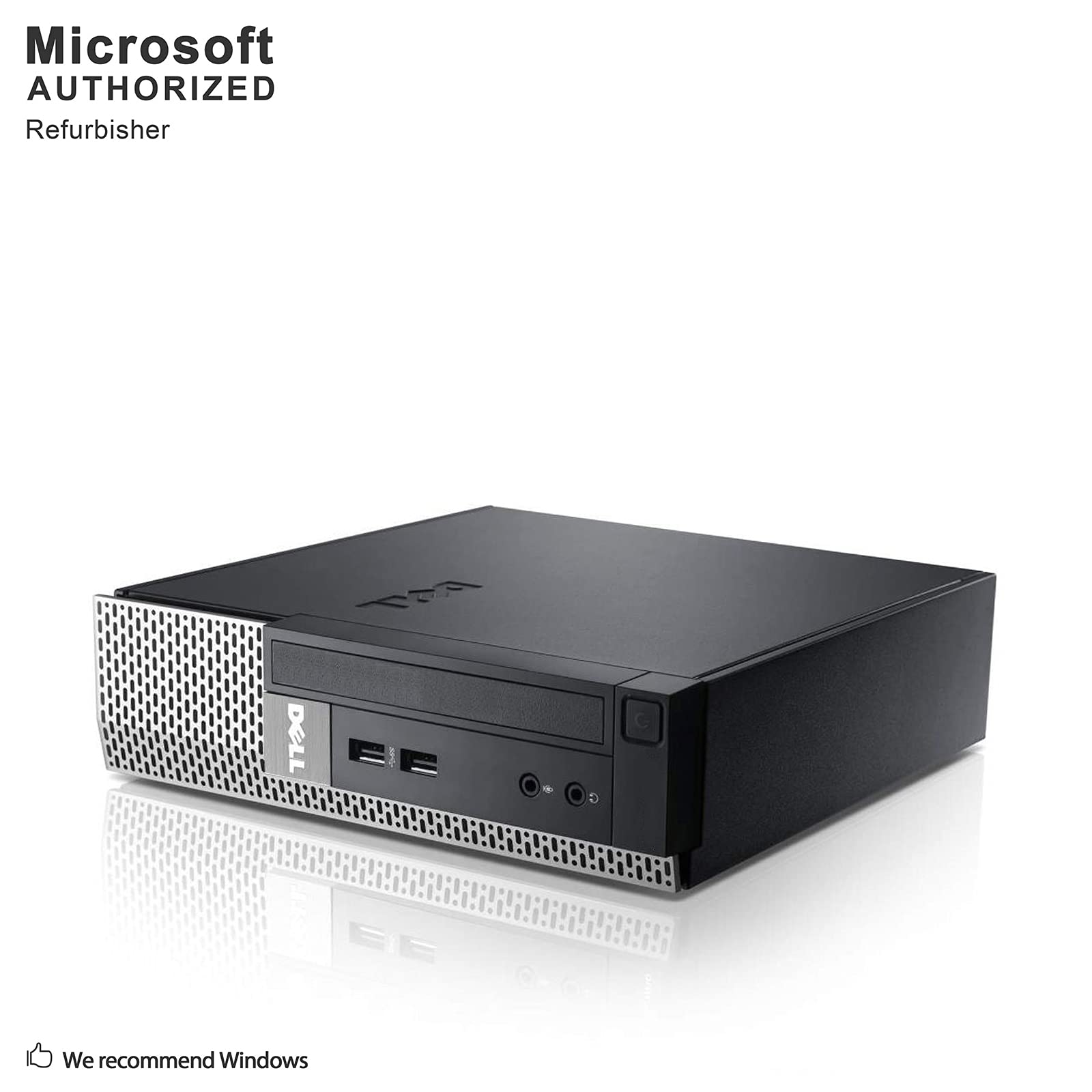 Refurbished Dell Optiplex 9010 Ultra Small Business Desktop PC - Intel Core i5 Quad-Core, 16GB RAM, 512GB SSD, Win 10 Pro, WiFi, Bluetooth, HDMI - Perfect for Home Office, Remote Work & Small Business Computing