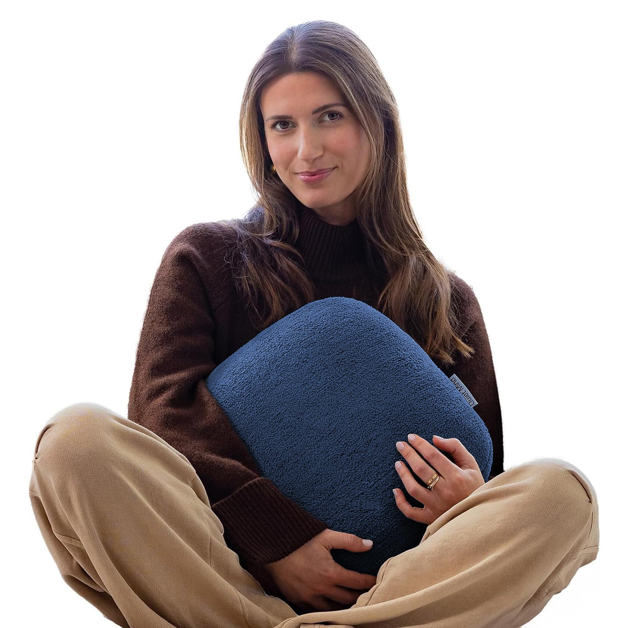 The Original Weighted Pillow for Adults - 9 lbs Medium Blueberry Cooling Body Pillow | Stress Relief & Anxiety Support | Perfect for Sleeping, Meditation, and Relaxation at Home or Office