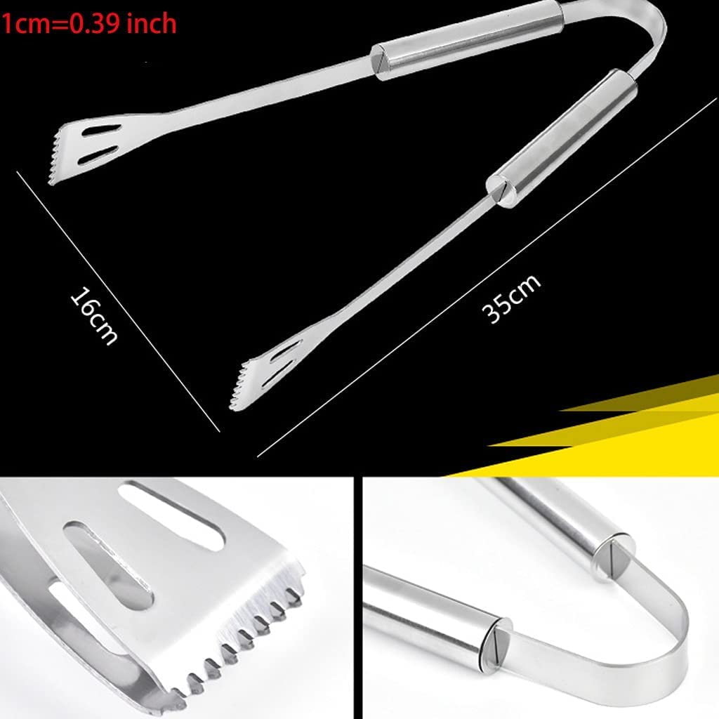 3-Piece Professional BBQ Grill Tools Set - Stainless Steel Grill Accessories for Chefs & Outdoor Cooking | Perfect for Backyard, Restaurant & Outdoor Kitchen BBQ Parties