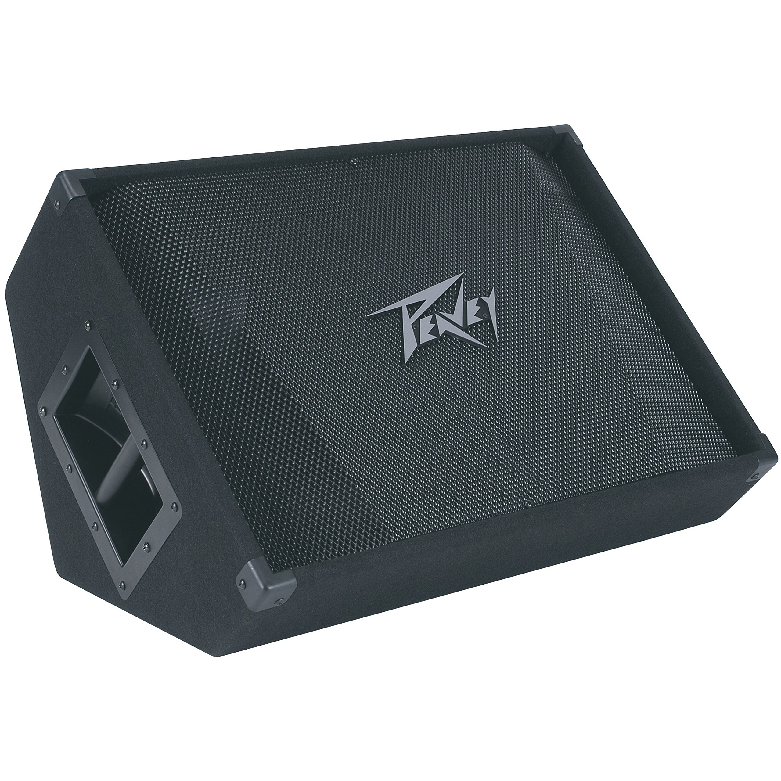 Peavey PV15M 15-Inch Powered PA Wedge Monitor Speaker - Perfect for Live Performances, DJ Gigs & Stage Monitoring