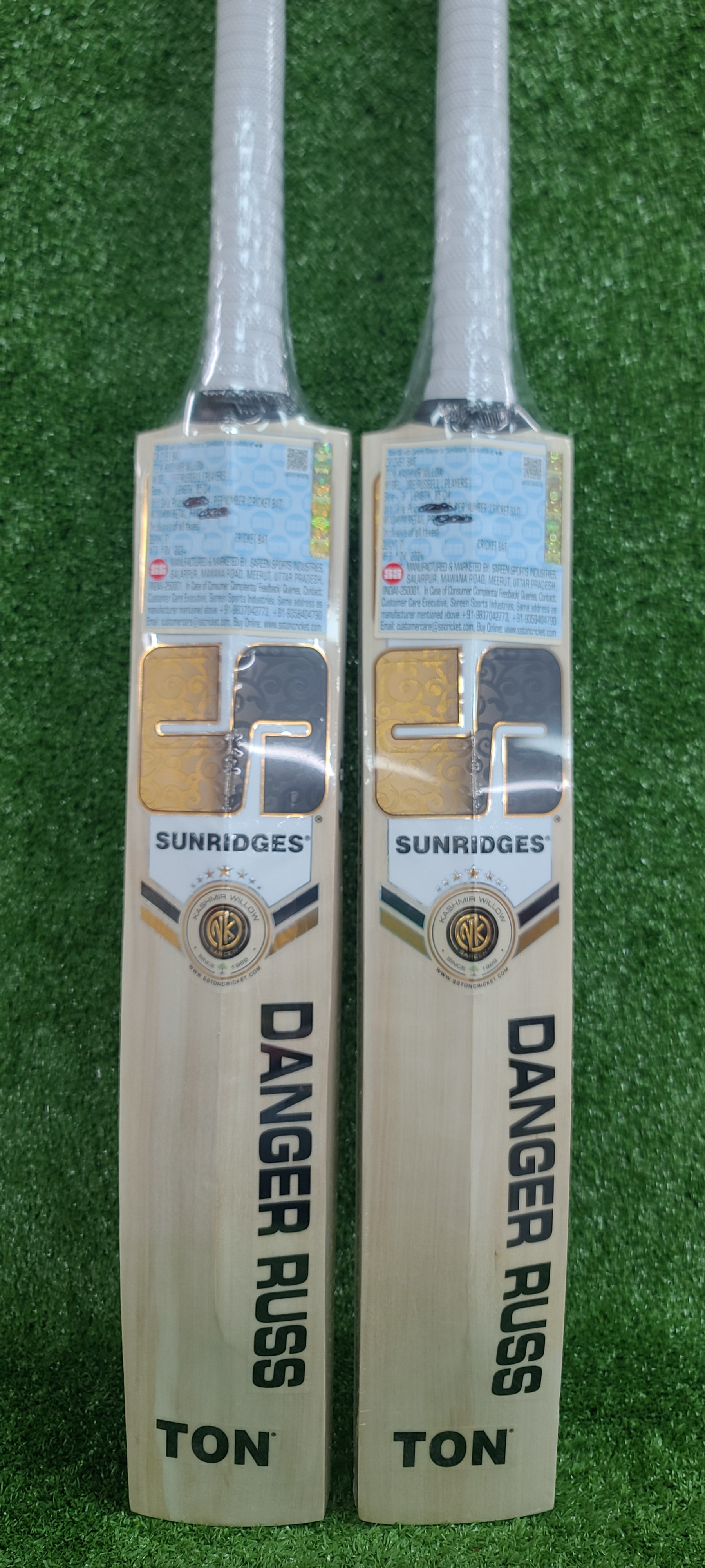Andre Russell Kashmir Willow Cricket Bat - Premium Cricket Bat for Power Hitting, Practice & Matches - Perfect for Cricket Enthusiasts & Professional Players