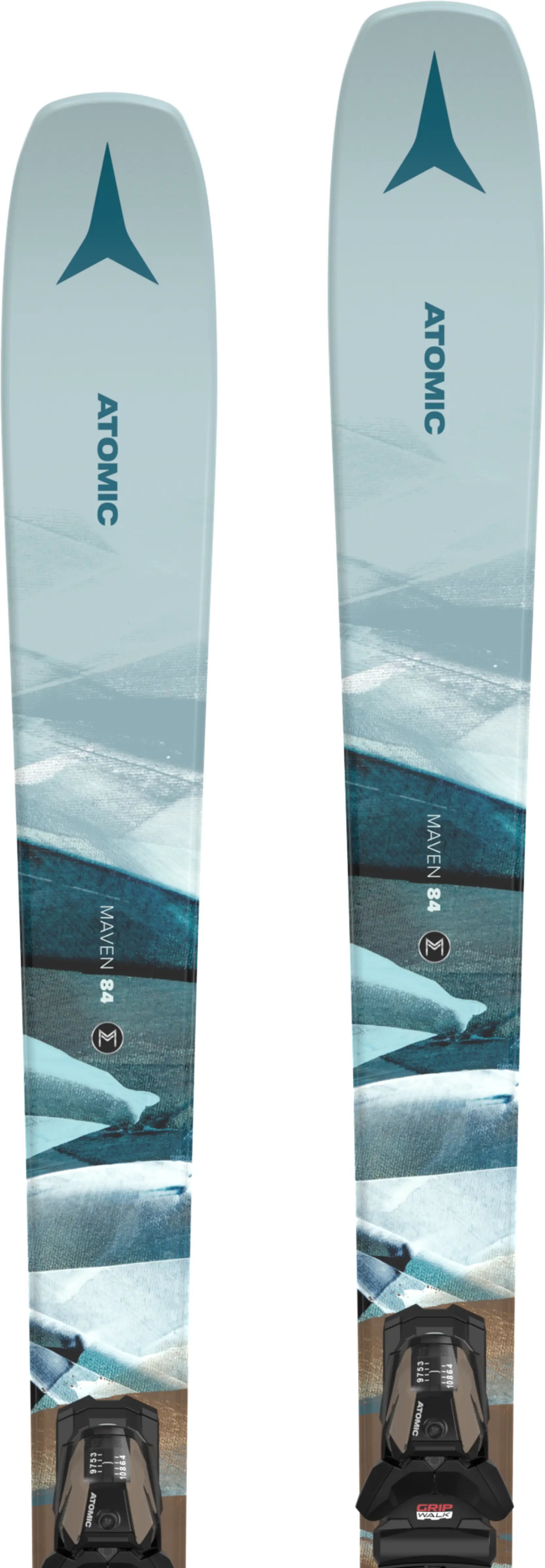 Atomic Women's Maven 84 Skis with M10 GW Bindings 2025 - Perfect for All-Mountain Skiing & Freeride Adventures
