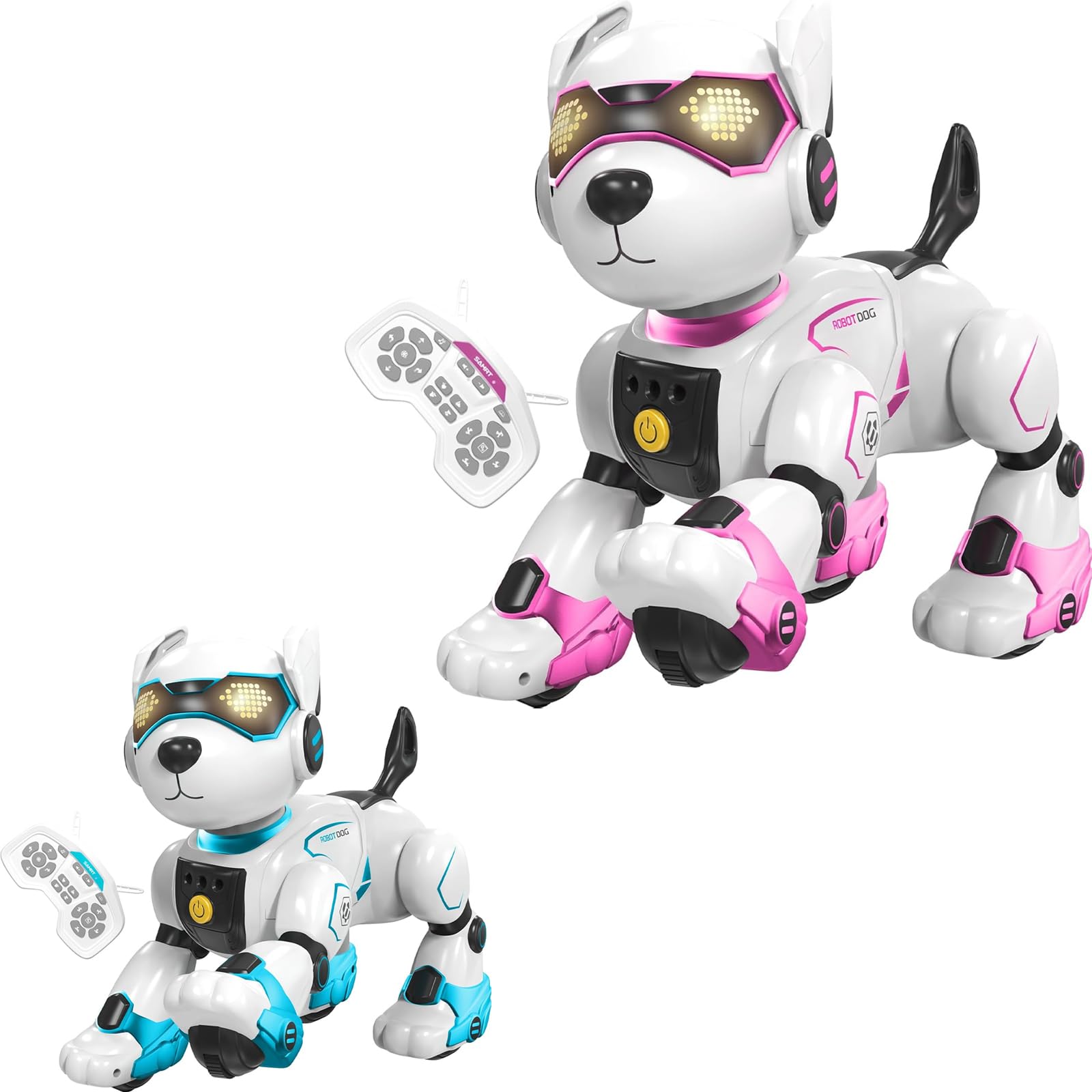 Interactive Robotic Puppy Toy for Kids - Programmable RC Robot Dog with Voice & Touch Control, Singing, Dancing, Rechargeable Pet Toy - Perfect Gift for Boys & Girls | STEM Learning Toy, Birthday Present, Indoor Play Companion