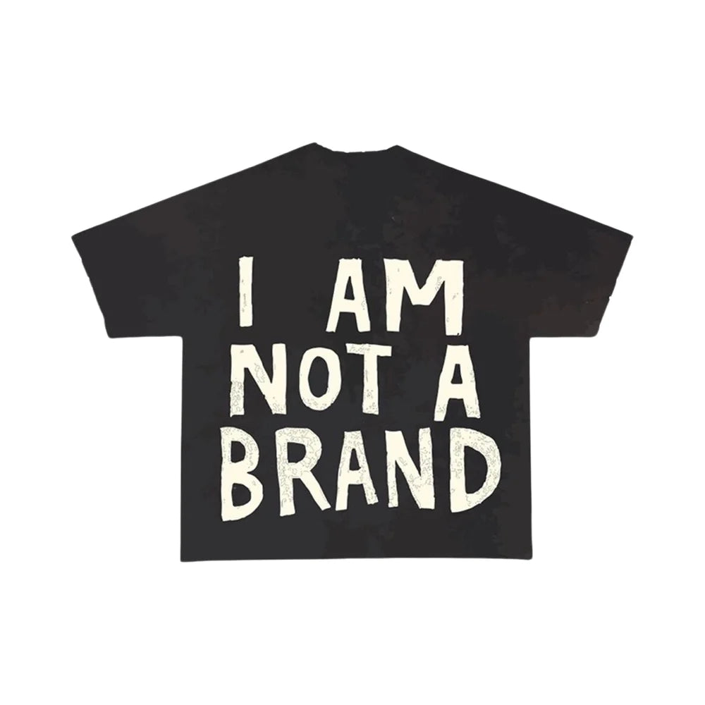 Red Letters Graphic Tee - Trendy Unbranded T-Shirt for Casual Wear & Street Style