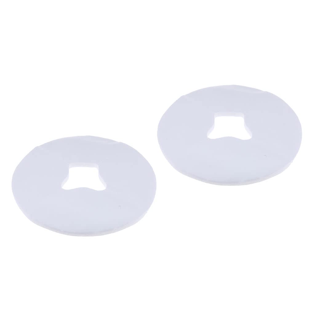 200 Pieces Disposable Massage Bed Covers - Round Salon Table Cushion Protectors for Spa, Facial & Massage Therapy - Hygienic Beauty Salon Accessories (White) - Perfect for Professional Salons, Spas & Home Use