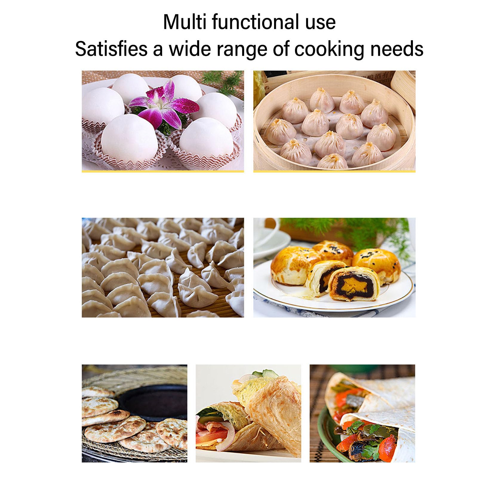 Heavy Duty Aluminum Tortilla Press - Commercial Grade Tortilla Maker, Roti Press & Dough Press for Flour Tortillas, Tacos, Quesadillas & More - Perfect for Mexican Cuisine, Home Cooking & Restaurant Use