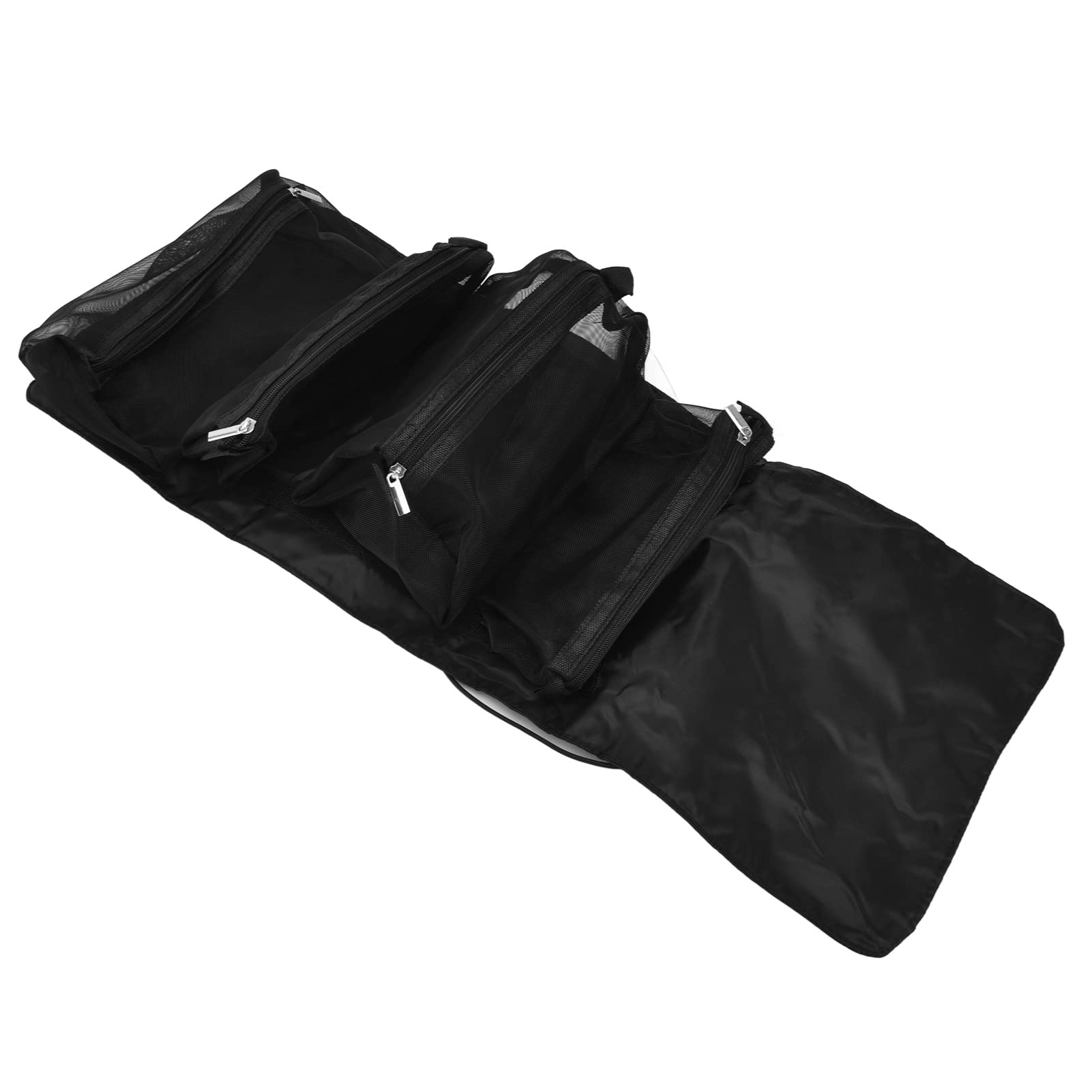 Jeanoko Travel Makeup Organizer - Premium Nylon Cosmetic Bag with Foldable Design & Large Capacity | Perfect for Travel, Camping, Office & Daily Use