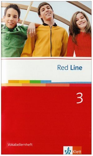 Red Line 3 Vocabulary Learning Notebook - German Language Study Workbook for Students & Teachers | Perfect for Classroom, Homeschooling & Self-Study