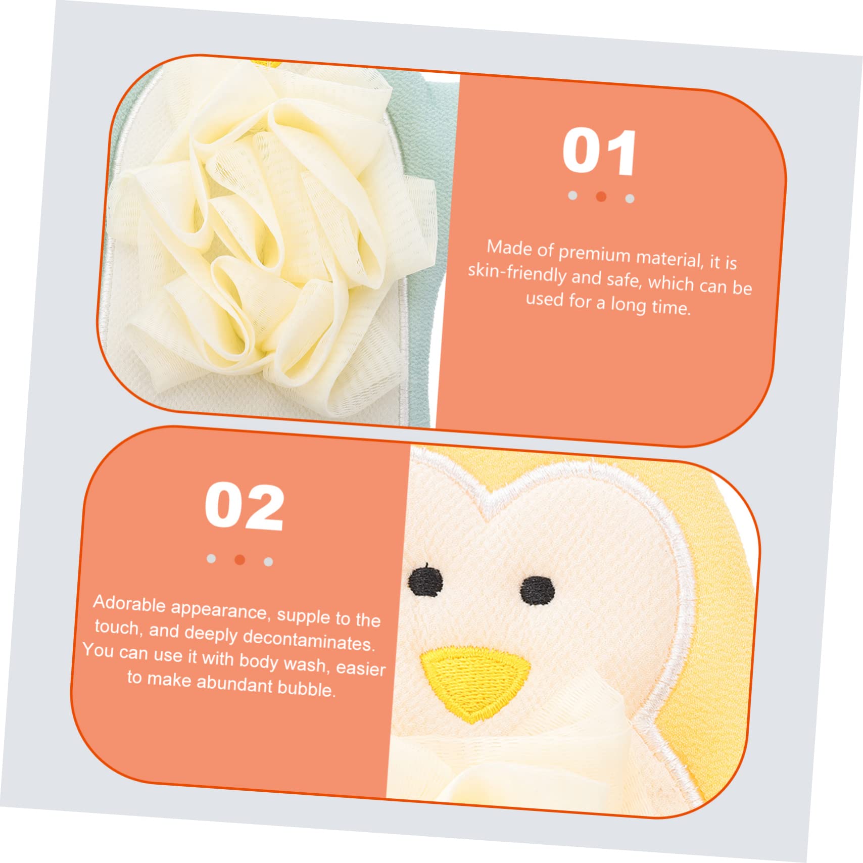 Beautifu 2-Pack Exfoliating Shower Gloves for Self Tanner Application - Body Scrub & Skin Cleansing Mitts - Perfect for Spa Day, Tanning Routine & Gentle Exfoliation