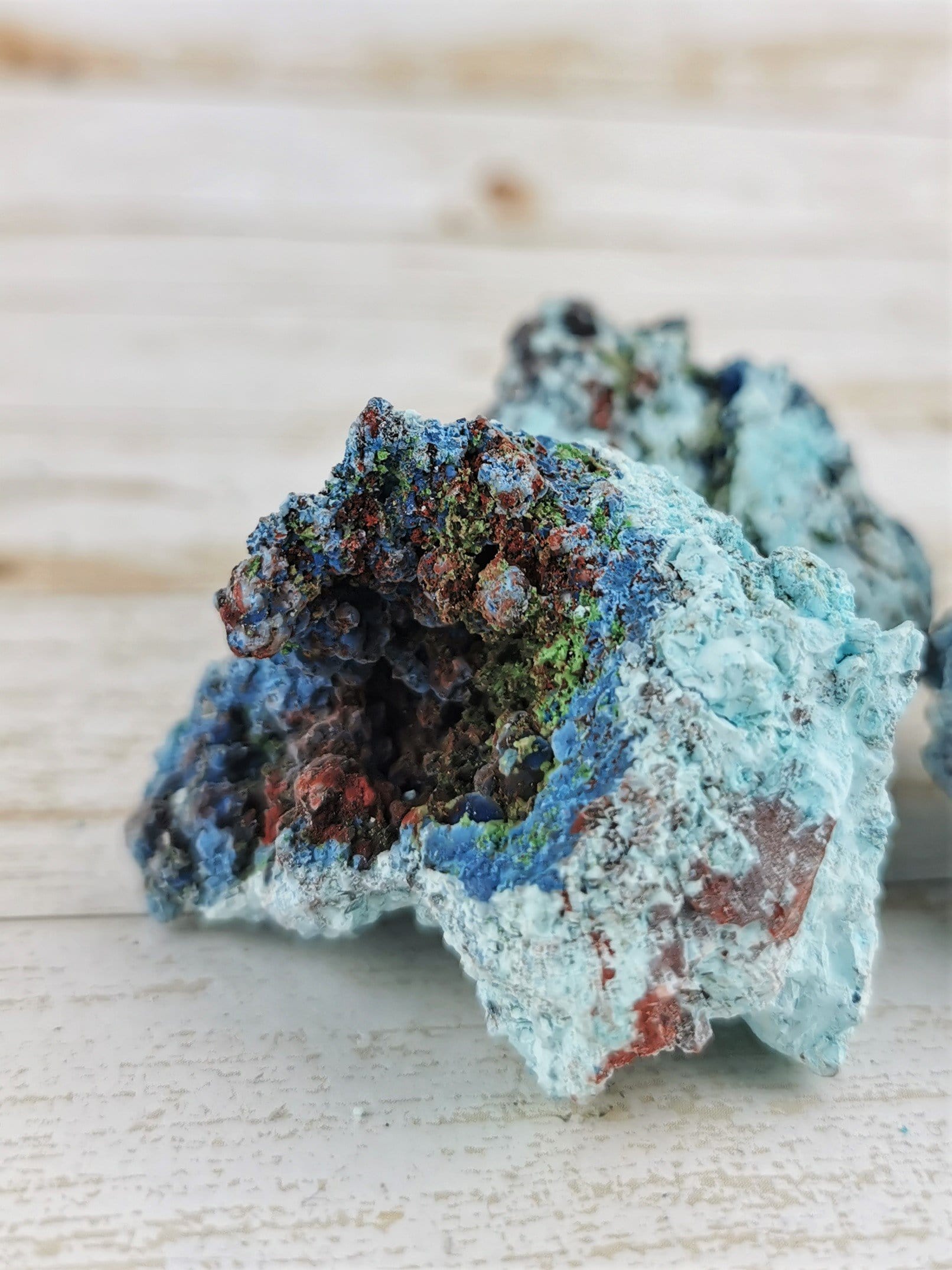 Blue Shattuckite Stone - Natural Healing Crystal for Meditation, Chakra Balancing & Spiritual Growth - Perfect for Home Decor, Jewelry Making & Energy Work