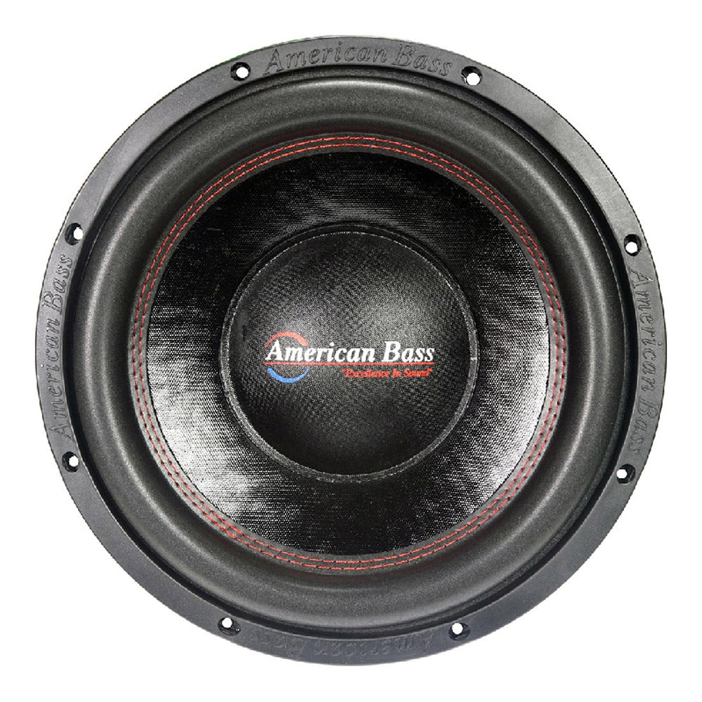 American Bass XO1244 600W 12-Inch XO Series Dual 4 Ohm Car Subwoofer - Powerful Bass for Car Audio Systems & Home Theater Setups