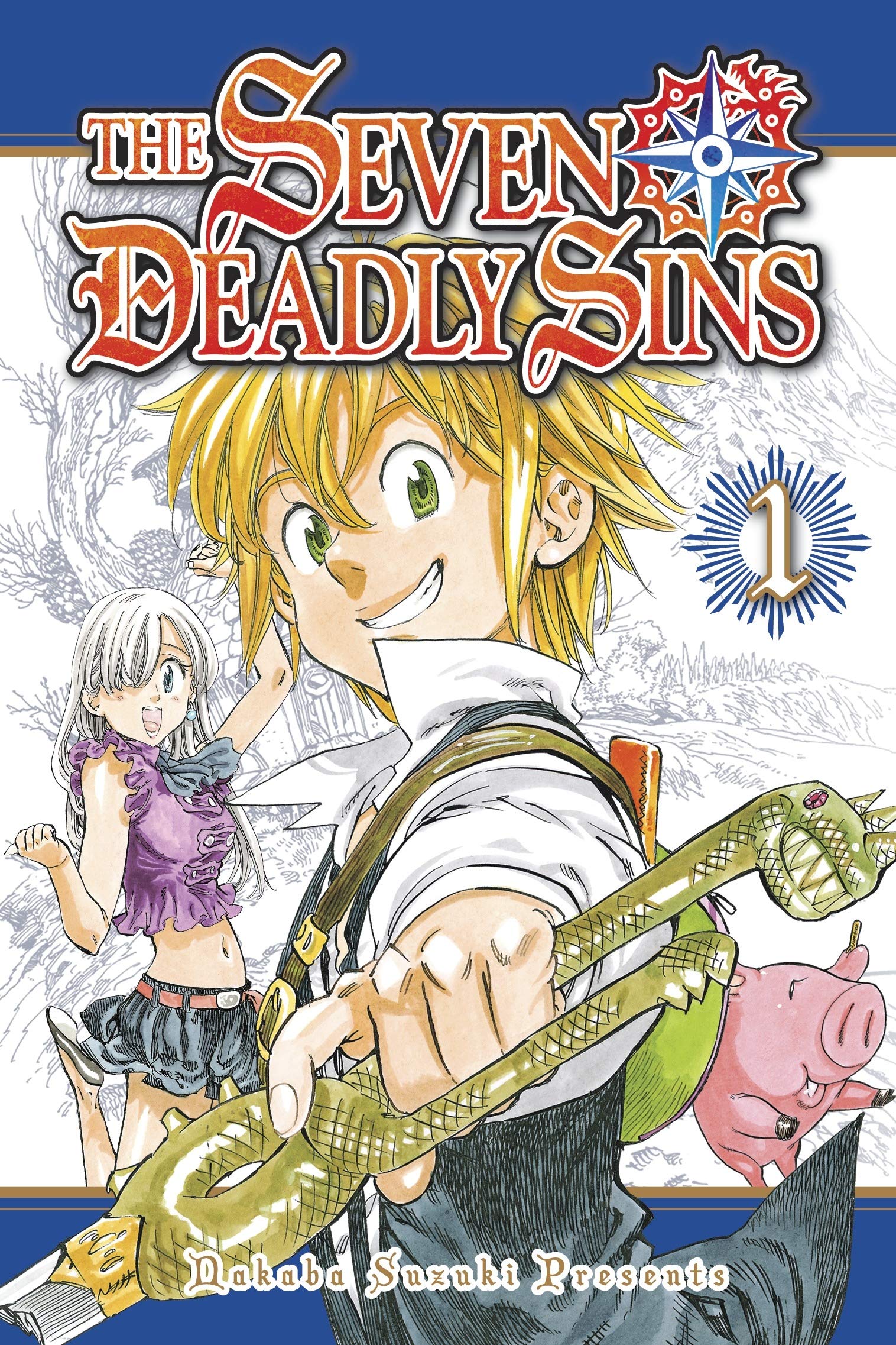 The Seven Deadly Sins Vol.1 - Manga Graphic Novel | Fantasy Adventure Anime Series | Perfect for Anime Fans & Manga Collectors | Great Gift for Cosplay & Comic Con Enthusiasts