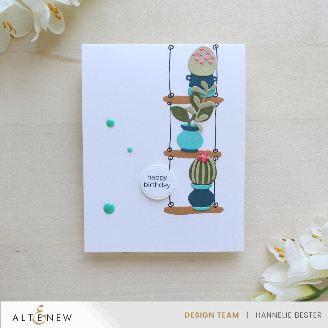 Mini Delight: Potted Shelves Stamp & Die Set for Card Making, Scrapbooking & DIY Crafts - Perfect for Handmade Greeting Cards, Home Decor & Paper Crafting Projects