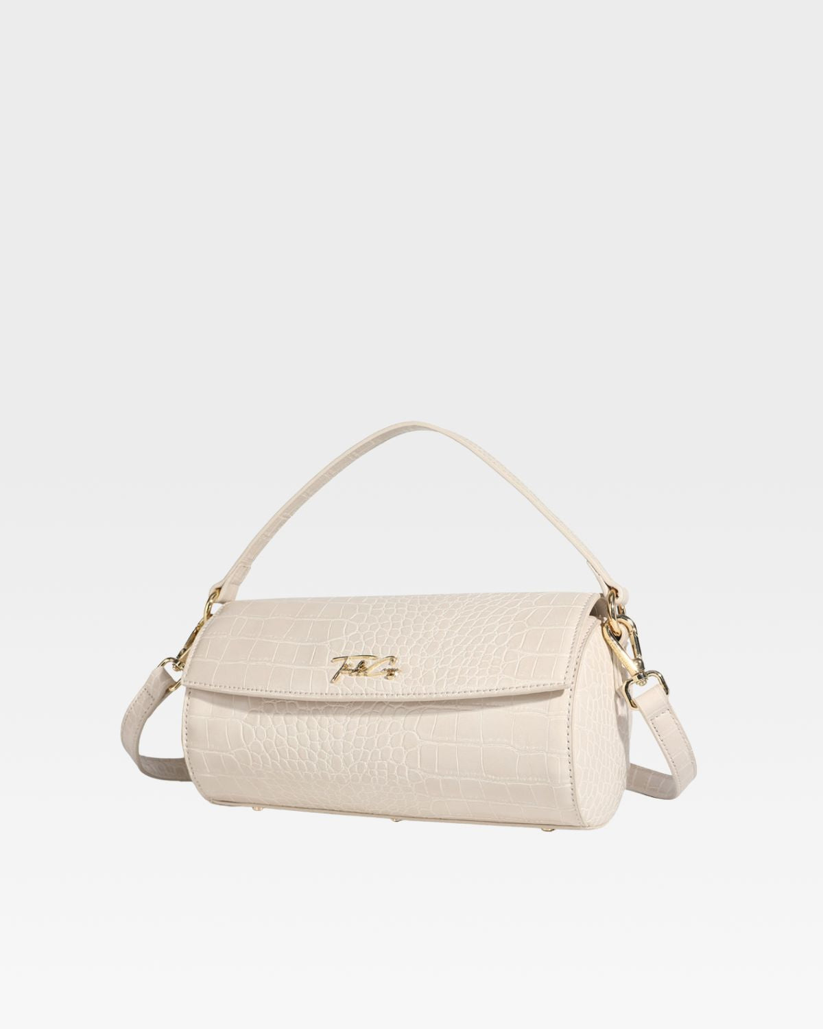 Stylish Beige Barrel Purse for Women - Trendy Crossbody Bag for Everyday Use, Travel & Shopping