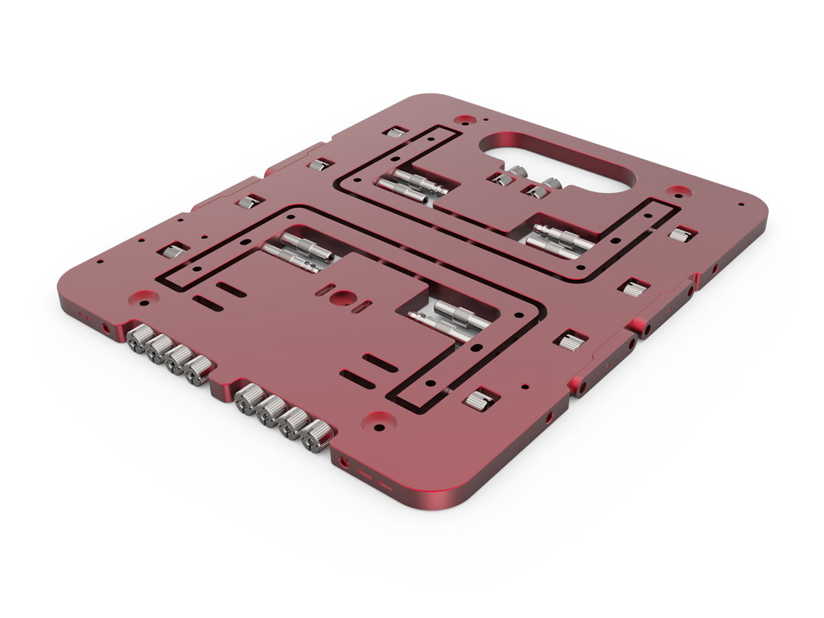 Streacom BC1 Mini Open Benchtable - Compact PC Test Bench, Red - Perfect for PC Builders, Hardware Testing & Custom Gaming Rigs