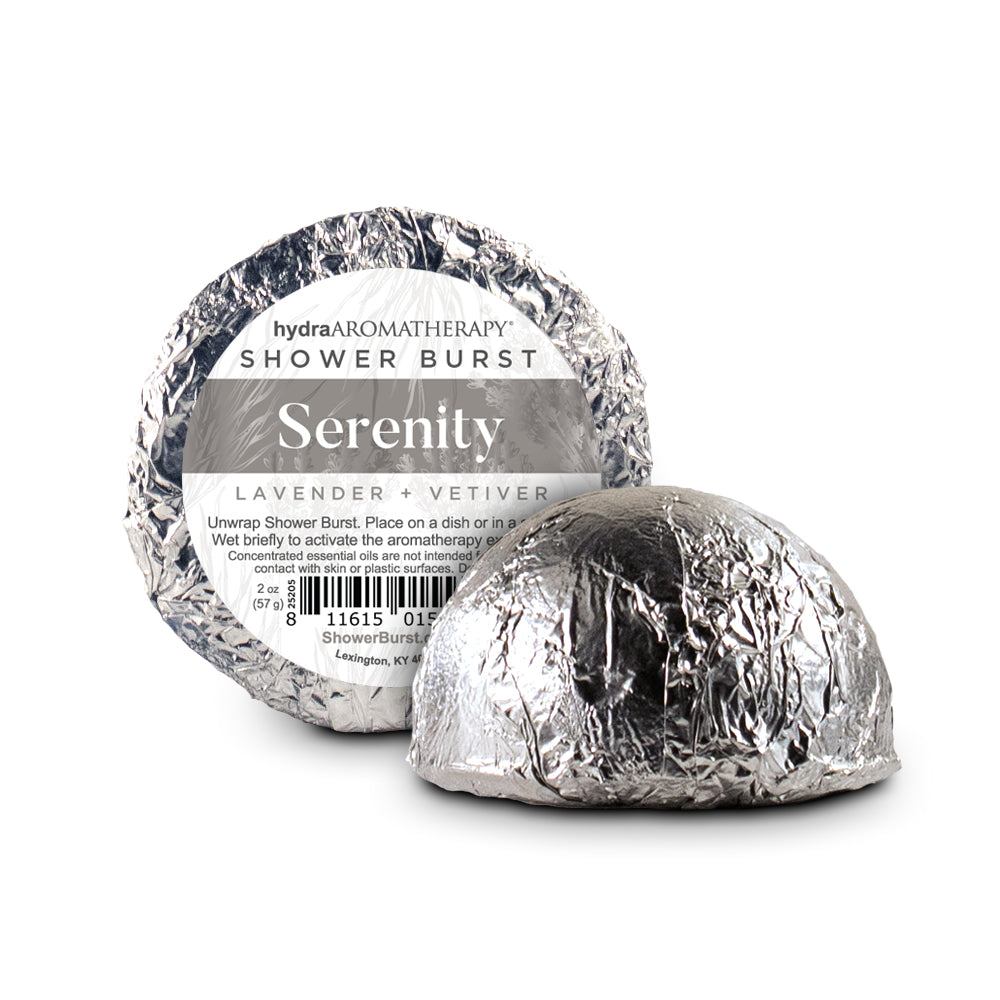 Hydra Aromatherapy Shower Burst Duo - Relaxing Essential Oil Shower Steamers for Stress Relief & Serenity | Perfect for Bath Time, Spa Day & Self-Care Moments