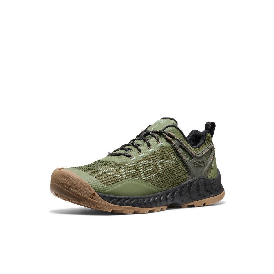 Men's NXIS EVO Waterproof Hiking Shoes - Lightweight Trail Running Shoes for Outdoor Adventures, Bronze Green/Brindle Color | Perfect for Hiking, Camping & Daily Wear