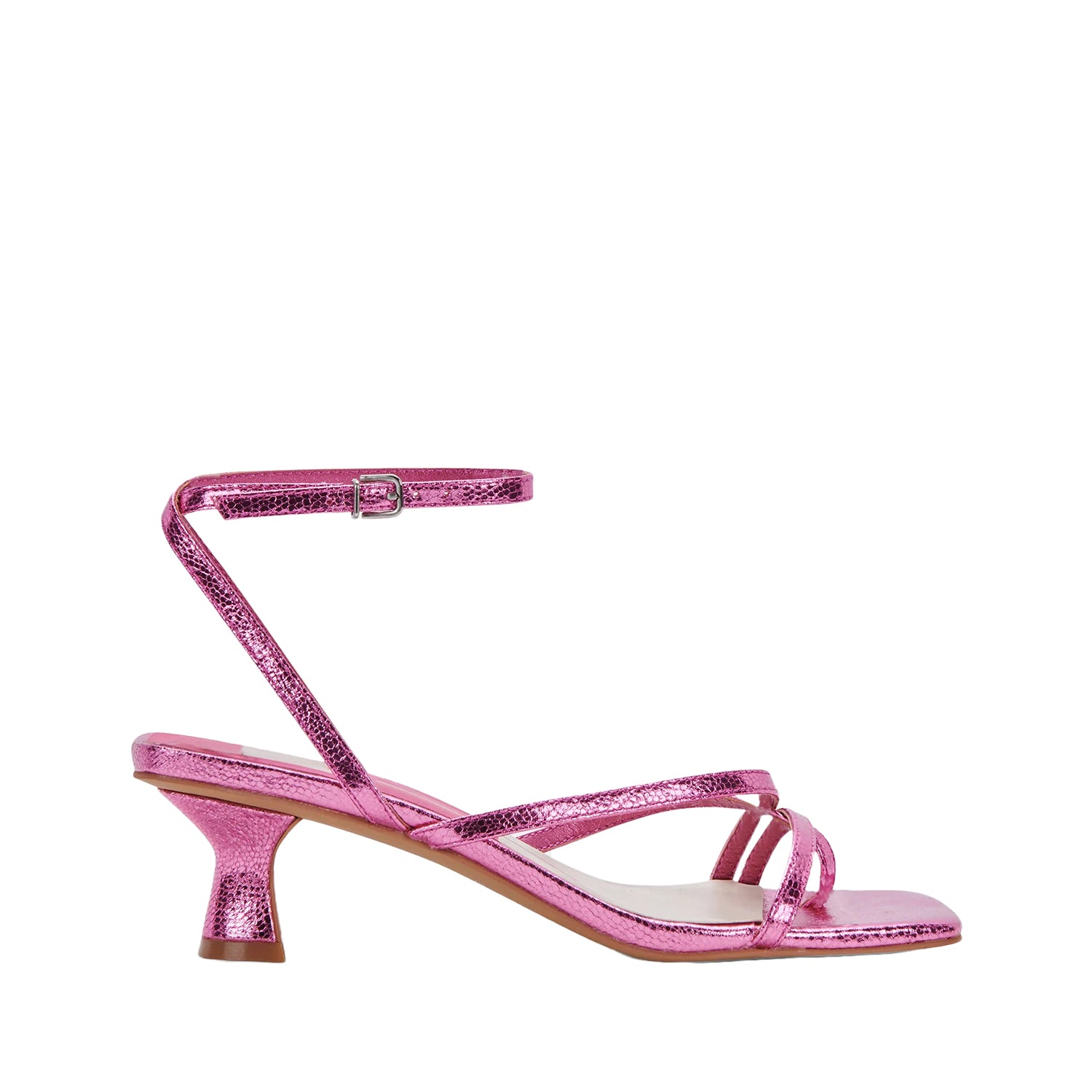Dolce Vita Women's Baylor Block Heel Sandals in Magenta - Comfortable & Stylish Summer Shoes for Casual Outings, Beach Vacations & Date Nights