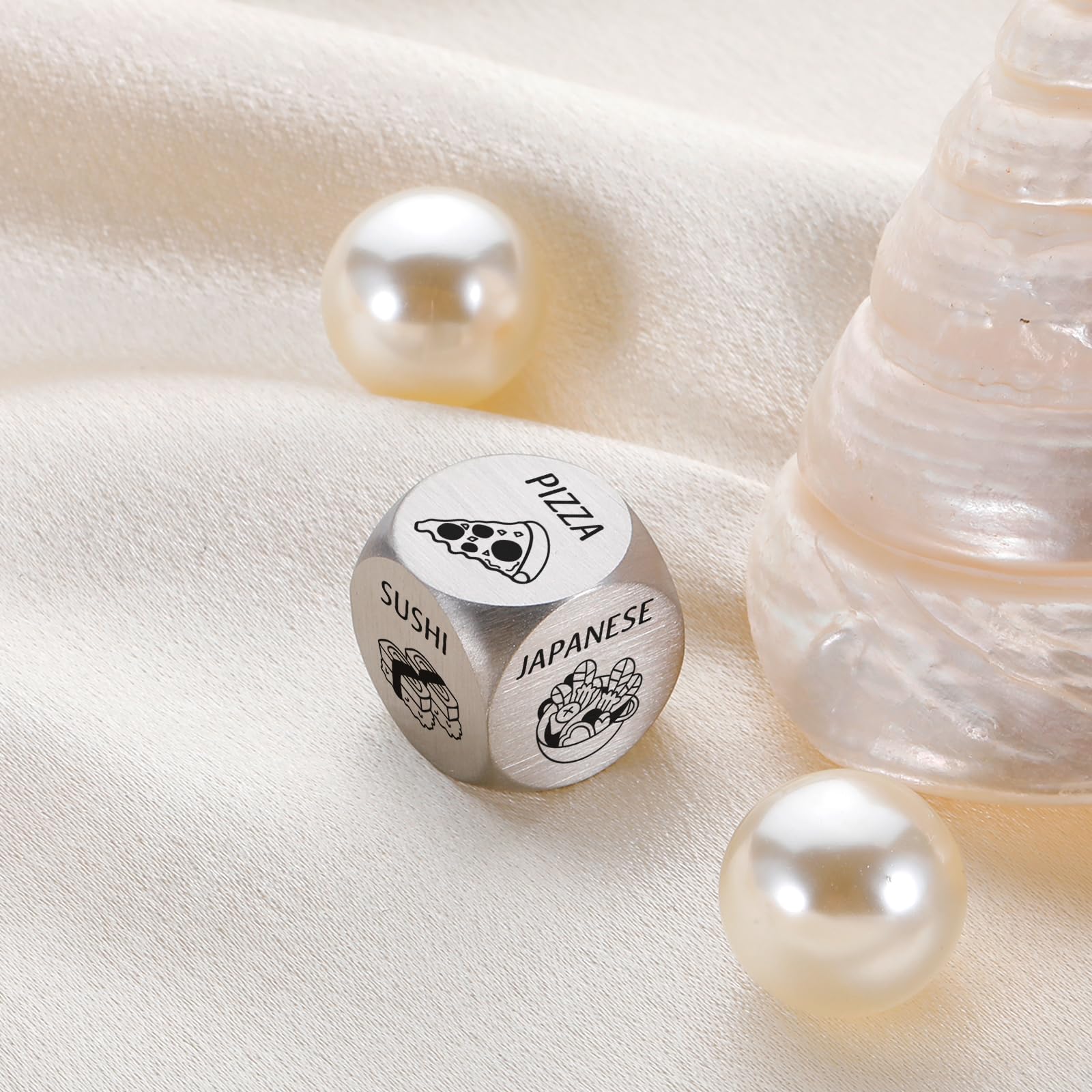 Personalized Date Night Dice Set - Custom Couple Gifts for Him & Her | Funny Decision Making Dice for Boyfriend, Girlfriend, Husband & Wife | Perfect for Anniversaries, Valentine's Day & Christmas | Great for Romantic Dinners, Stay-at-Home Dates & Food Choices