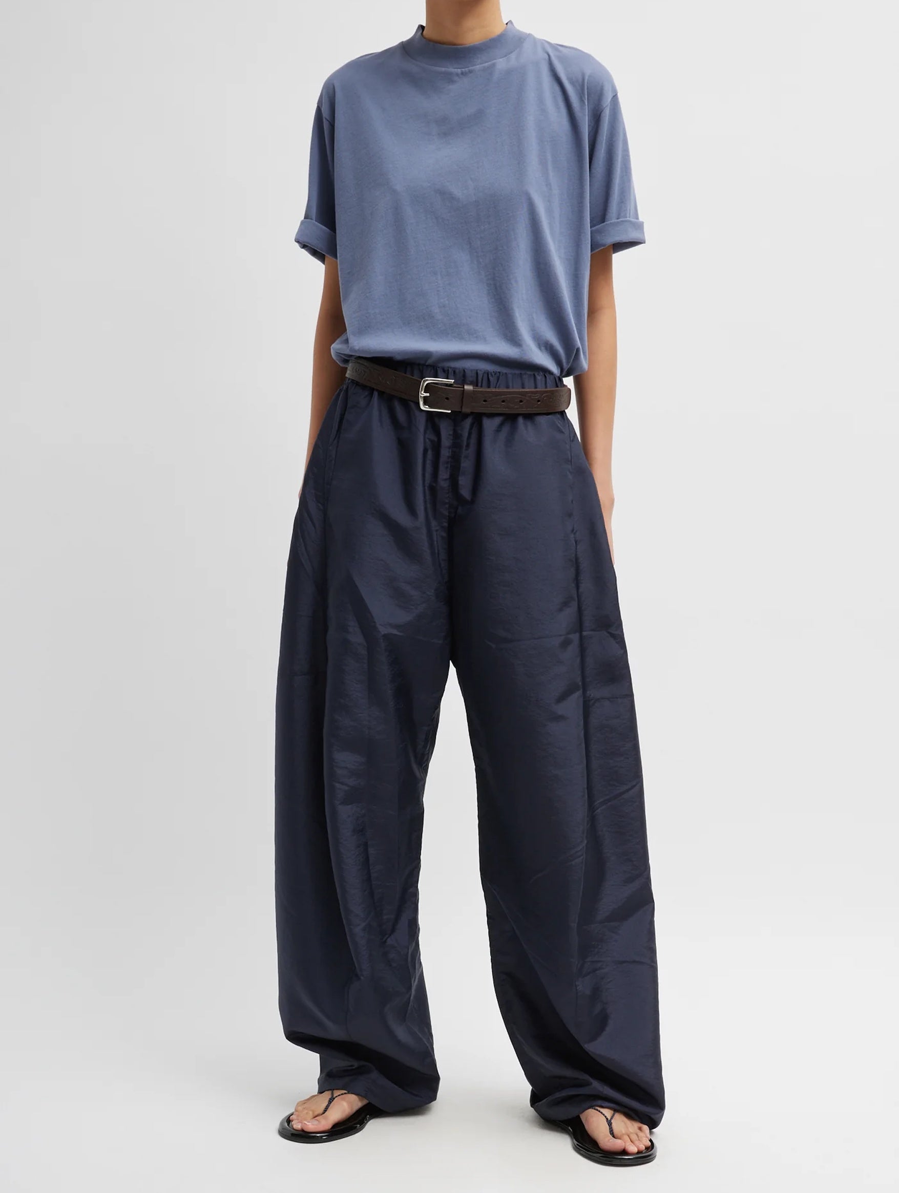 Stylish Navy Nylon Winslow Pants for Men - Comfortable & Durable Regular Fit Trousers - Perfect for Office, Travel & Casual Wear