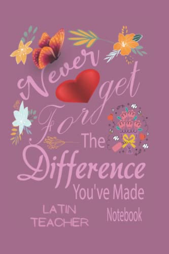 Funny Latin Teacher Appreciation Notebook - Blank Lined Journal for Latin Educators | Perfect Thank You Gift for Women & Men | Great for Classroom Notes, Lesson Planning & Personal Journaling