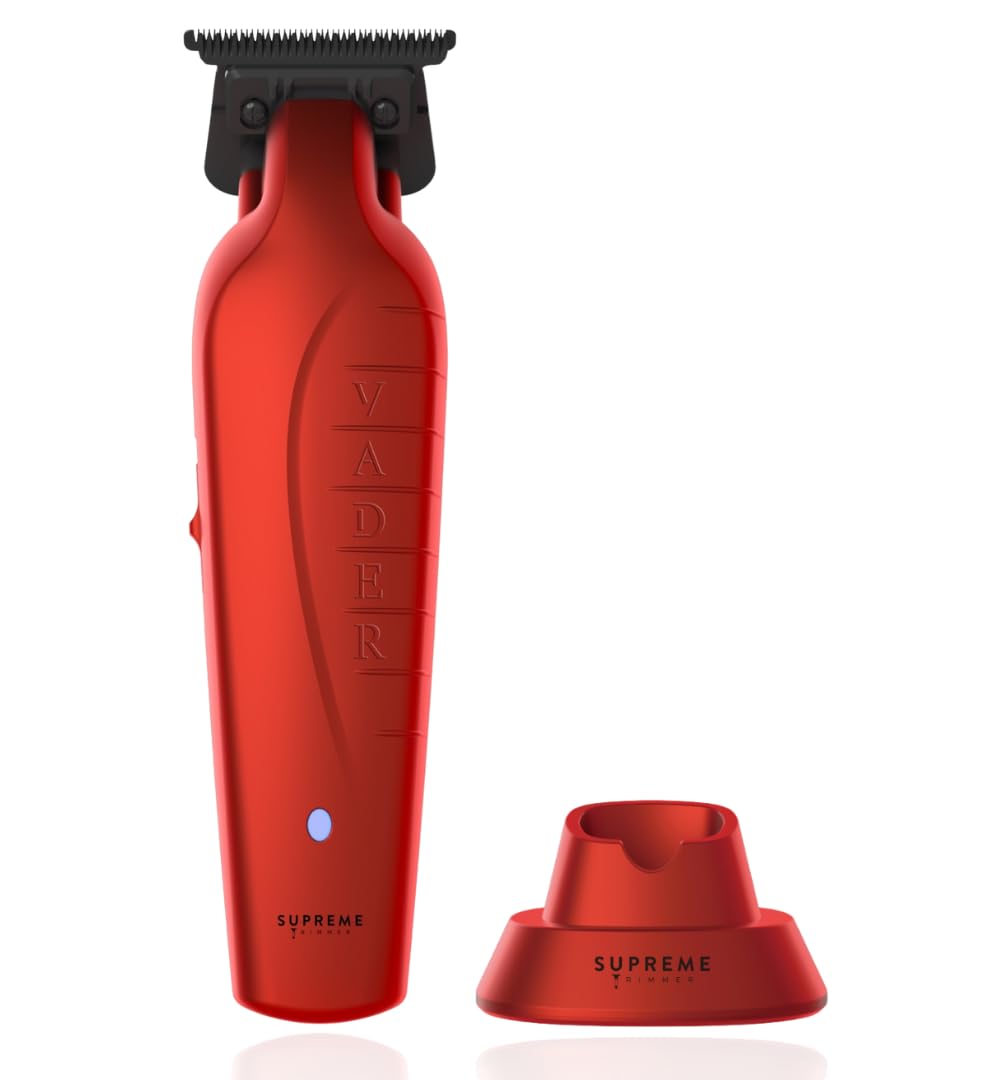 Supreme Trimmer Vader ST3778 Professional Cordless Hair Clipper - DLC T Blade Beard Trimmer for Men with 210 Min Runtime | Barber Liner & Grooming Kit | Perfect for Home Haircuts & Beard Styling
