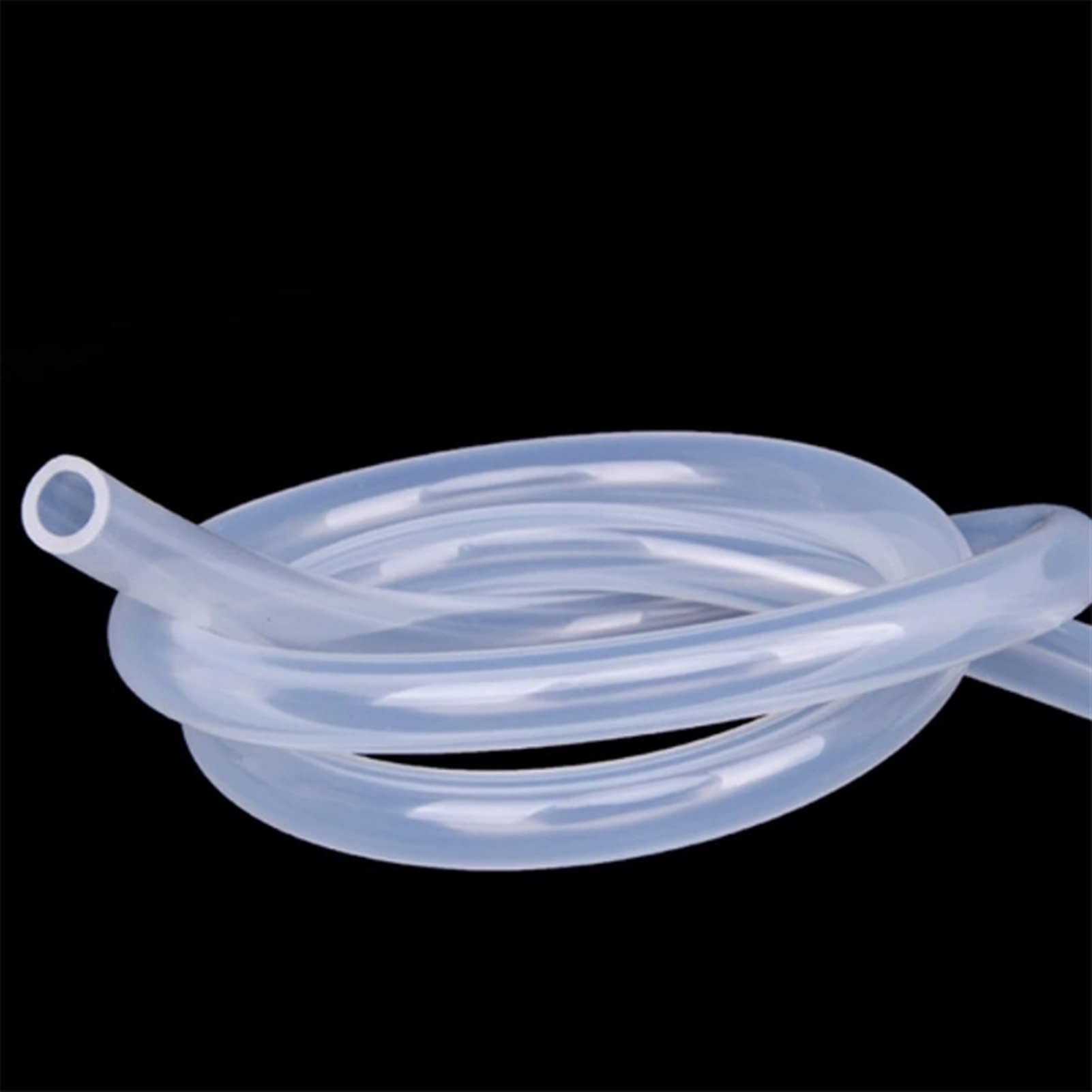 High-Performance Etaclover Zkenshan Transparent Silicone Tube - Soft, Flexible, Durable with Good Wall Thickness for DIY, Aquariums, Medical & Industrial Use
