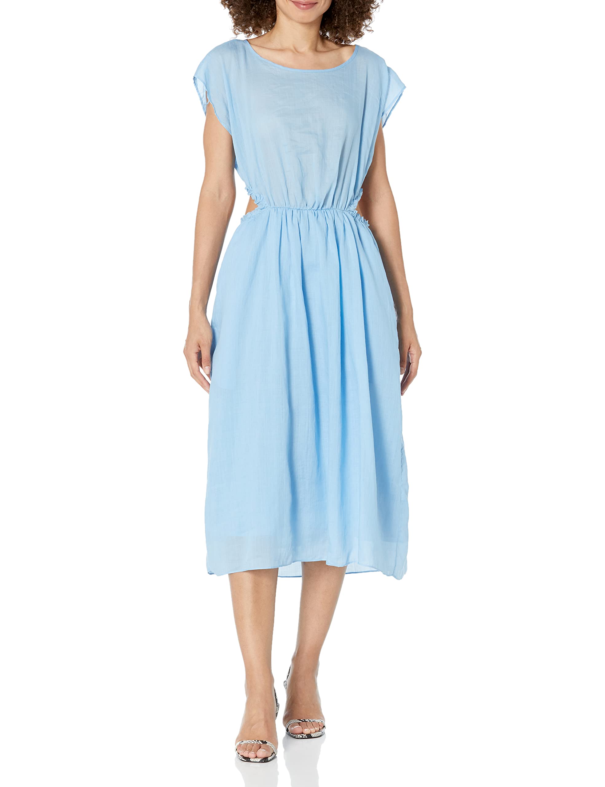 Rebecca Taylor Women's Ramie Cut Out Dress - Flowy Summer Dress for Beach, Party & Casual Wear | Boho Chic Style