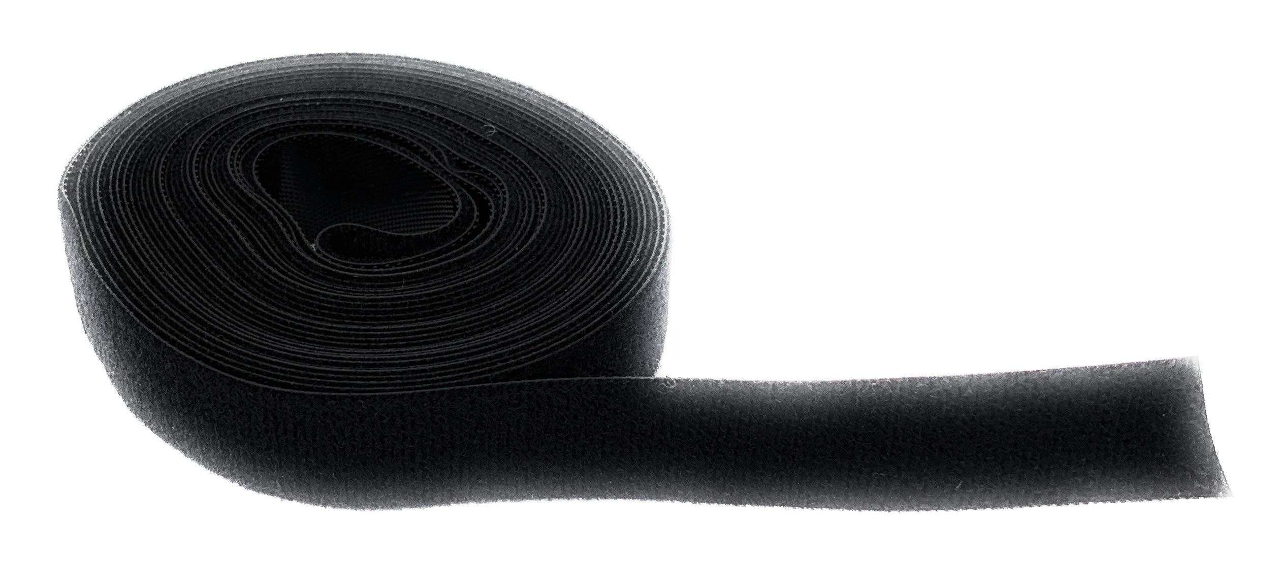 Hook & Loop Fastening Tape 50ft - Heavy Duty Self Adhesive Cable Tie Wrap for Organizing Wires, Cords & Tools - Perfect for Home, Office and Workshop Organization