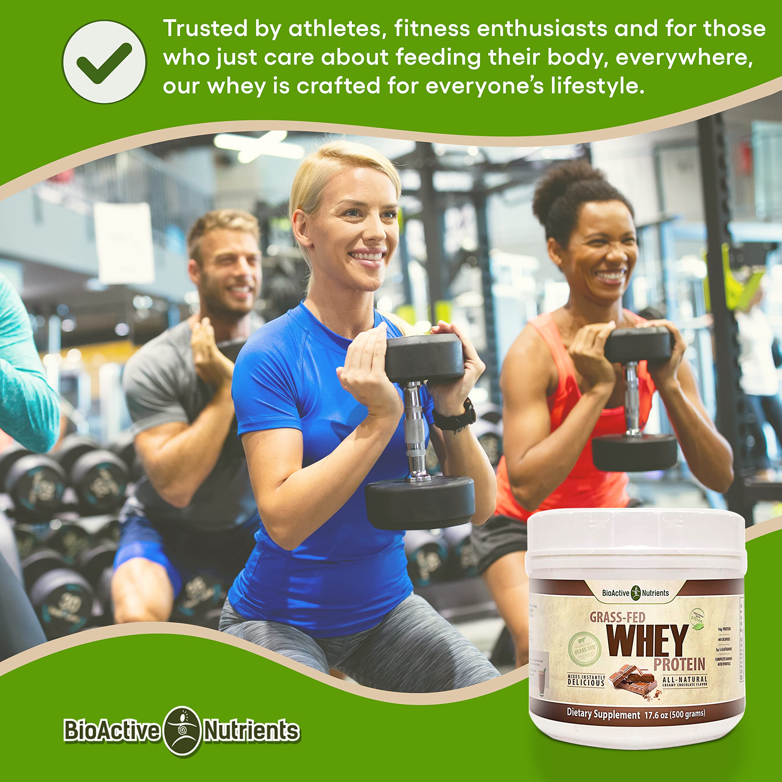 Grass Fed Whey Protein Powder - Creamy Chocolate Milkshake Flavor | Undenatured, Non-GMO, Soy & Gluten Free | 14g Protein with Amino Acids & Glutamine | Keto Friendly (25 Servings) - Perfect for Post-Workout Recovery & Muscle Building