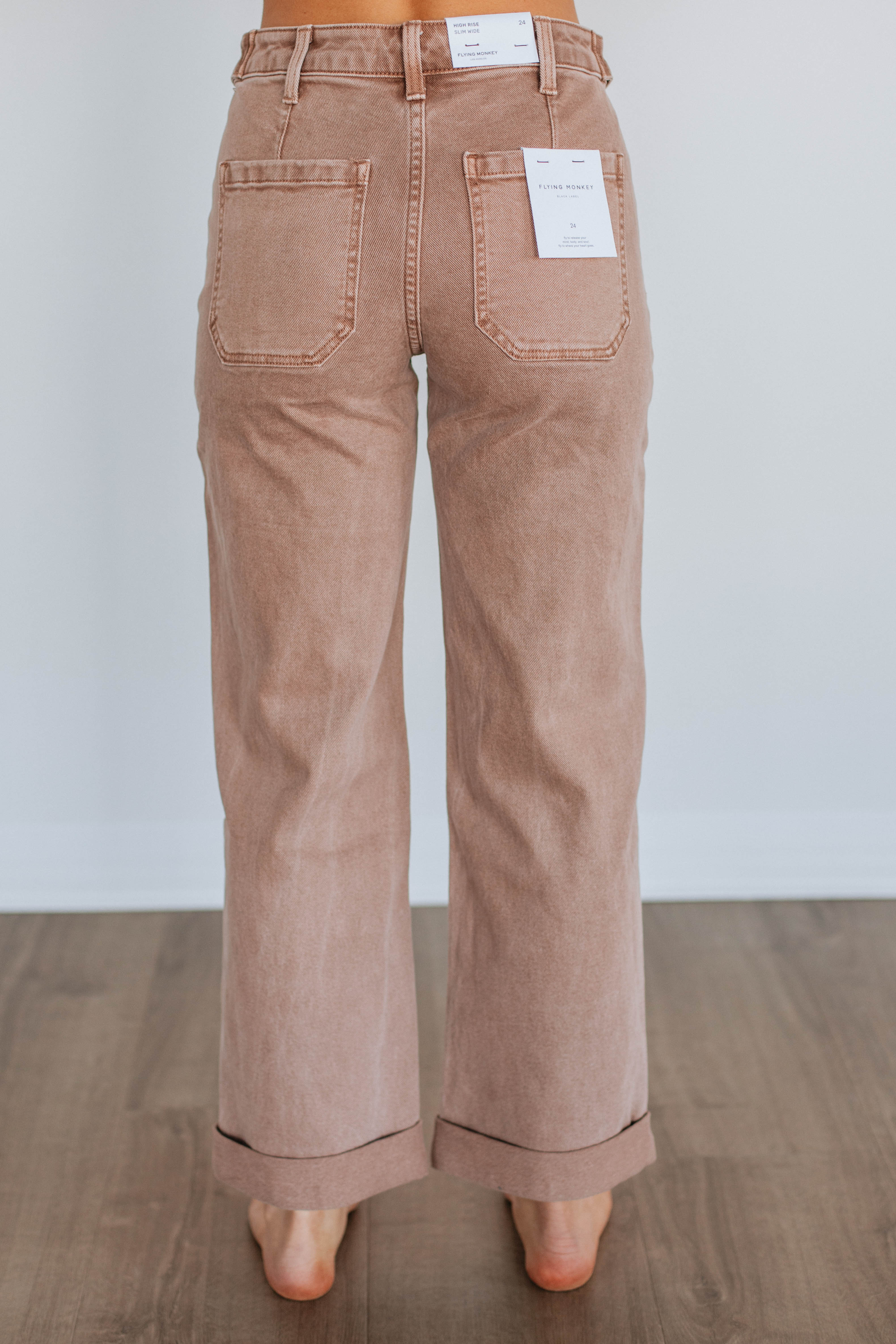 Dayna Flying Monkey Jeans in Brown Sugar - Stylish High-Waisted Skinny Jeans for Women | Perfect for Casual Outings & Date Nights