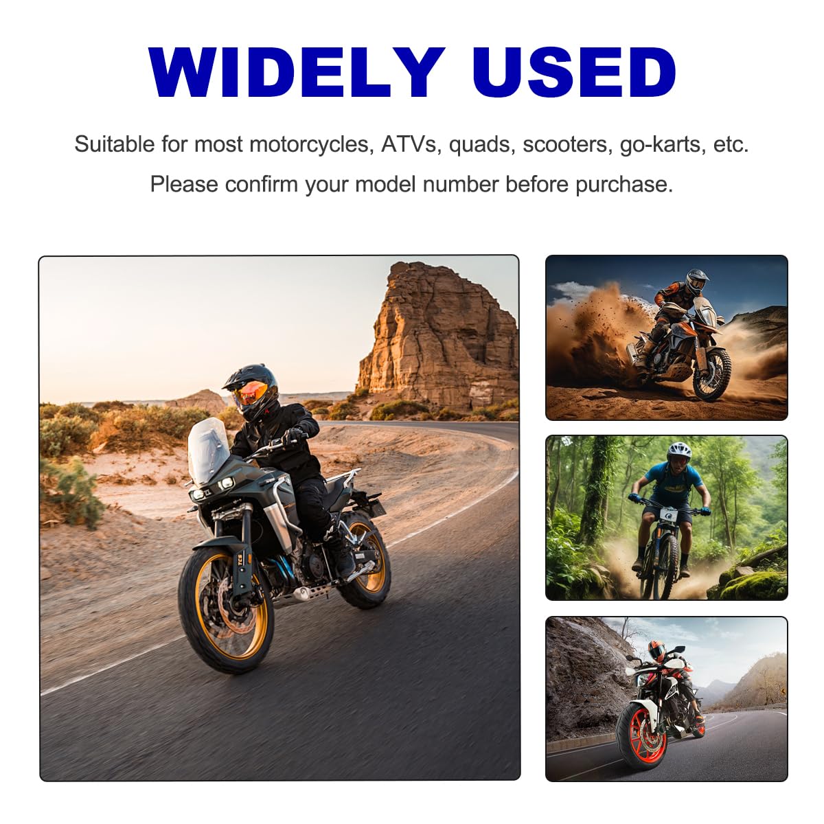 High-Performance A7TC Spark Plug for GY6 50cc-125cc Engines - Compatible with ATV, Scooter, Dirt Bike, Moped & Go Kart - Fits C7HA, C5HA, PZ7HS, S102F, U22FS-U Models - Ideal for Racing & Off-Road Adventures