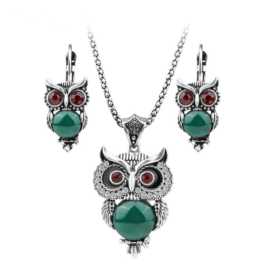 Creative Owl Jewelry Sets for Women - Elegant Necklace & Earrings Set, Perfect for Gifts, Parties & Everyday Wear
