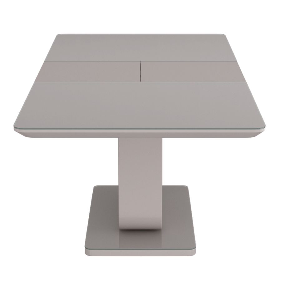 Corvus/Signy 7-Piece Dining Set - Warm Grey Table with Light Grey Chairs for Kitchen, Dining Room, and Small Space