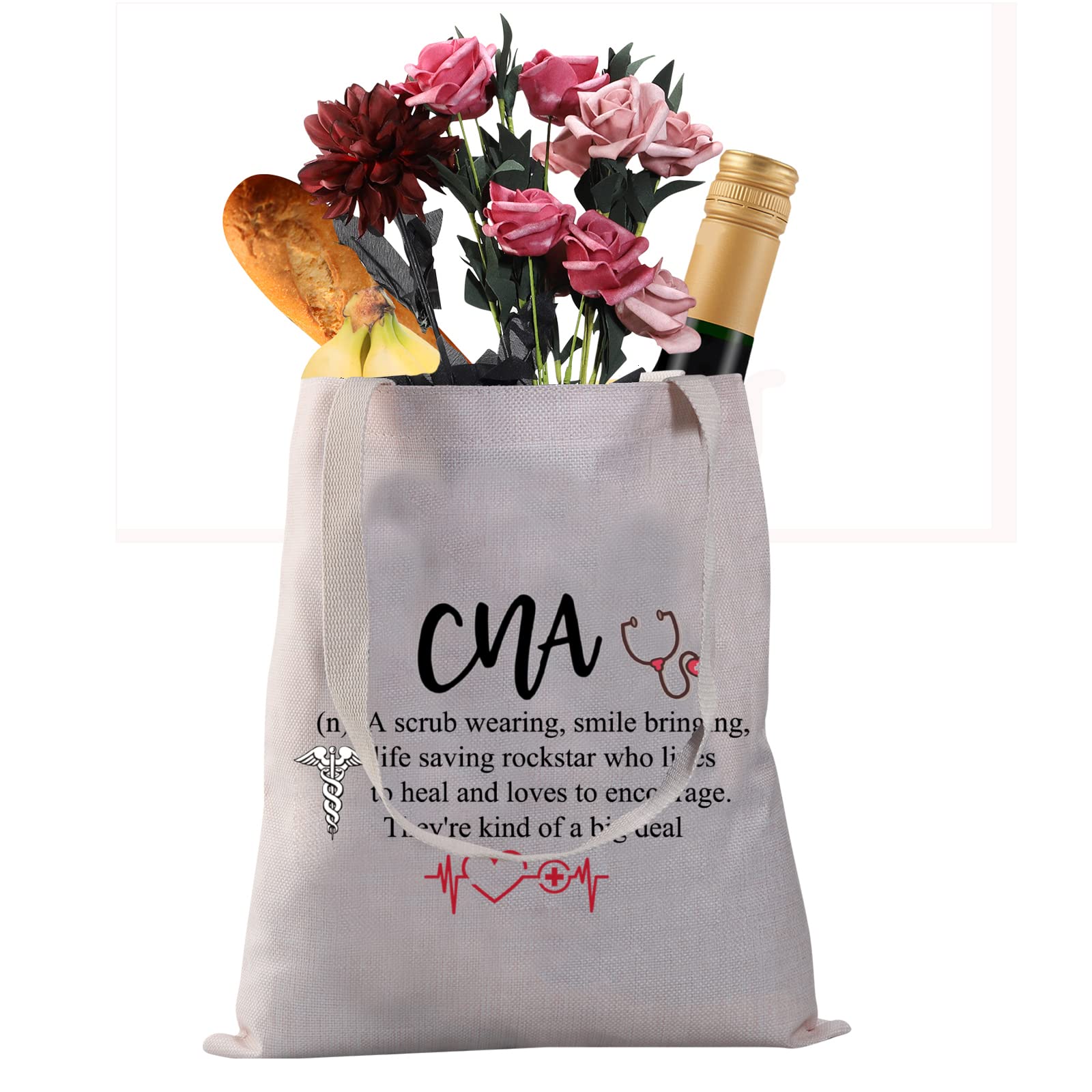 Certified Nursing Assistant Tote Bag - CNA Student Gift for Work & School